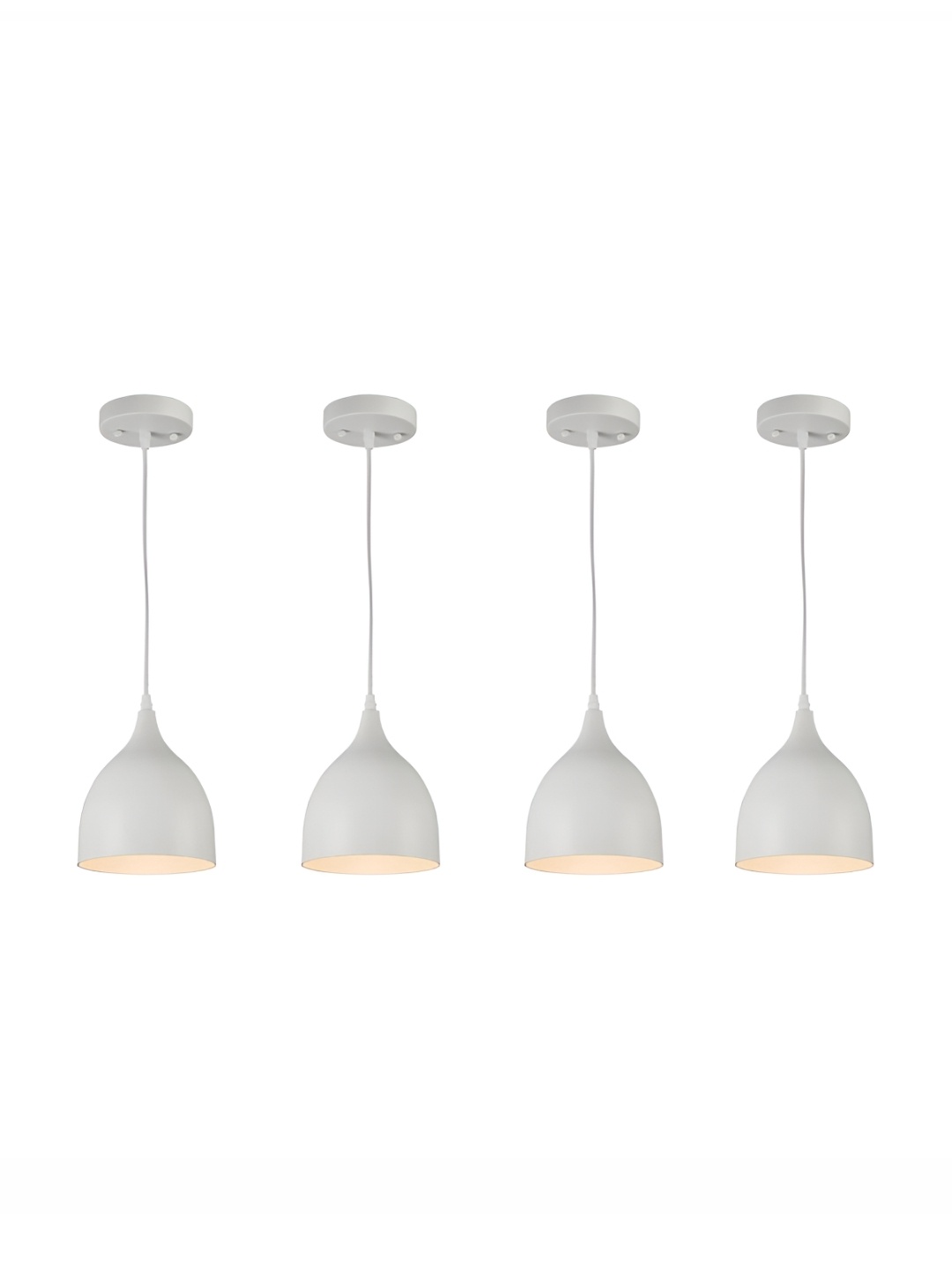 

GreyWings White 4 Pieces Aluminium Contemporary Ceiling Lamp With Adjustable Cord