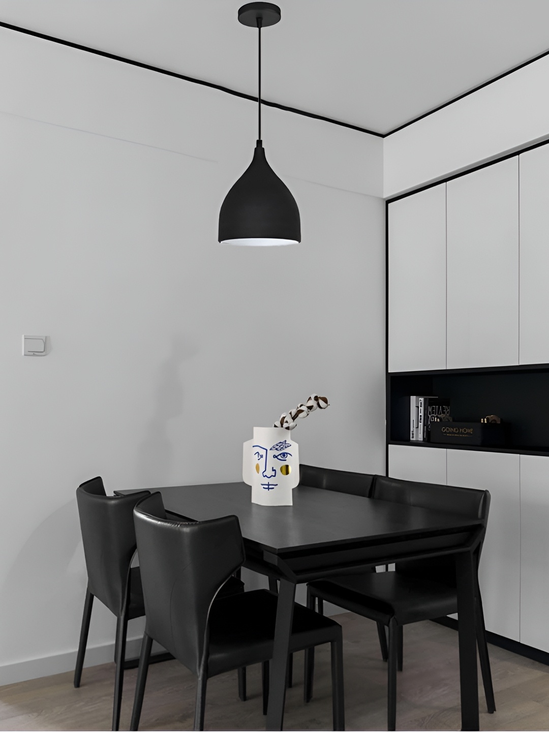 

GreyWings Black & Gold Toned Contemporary Ceiling Lamp