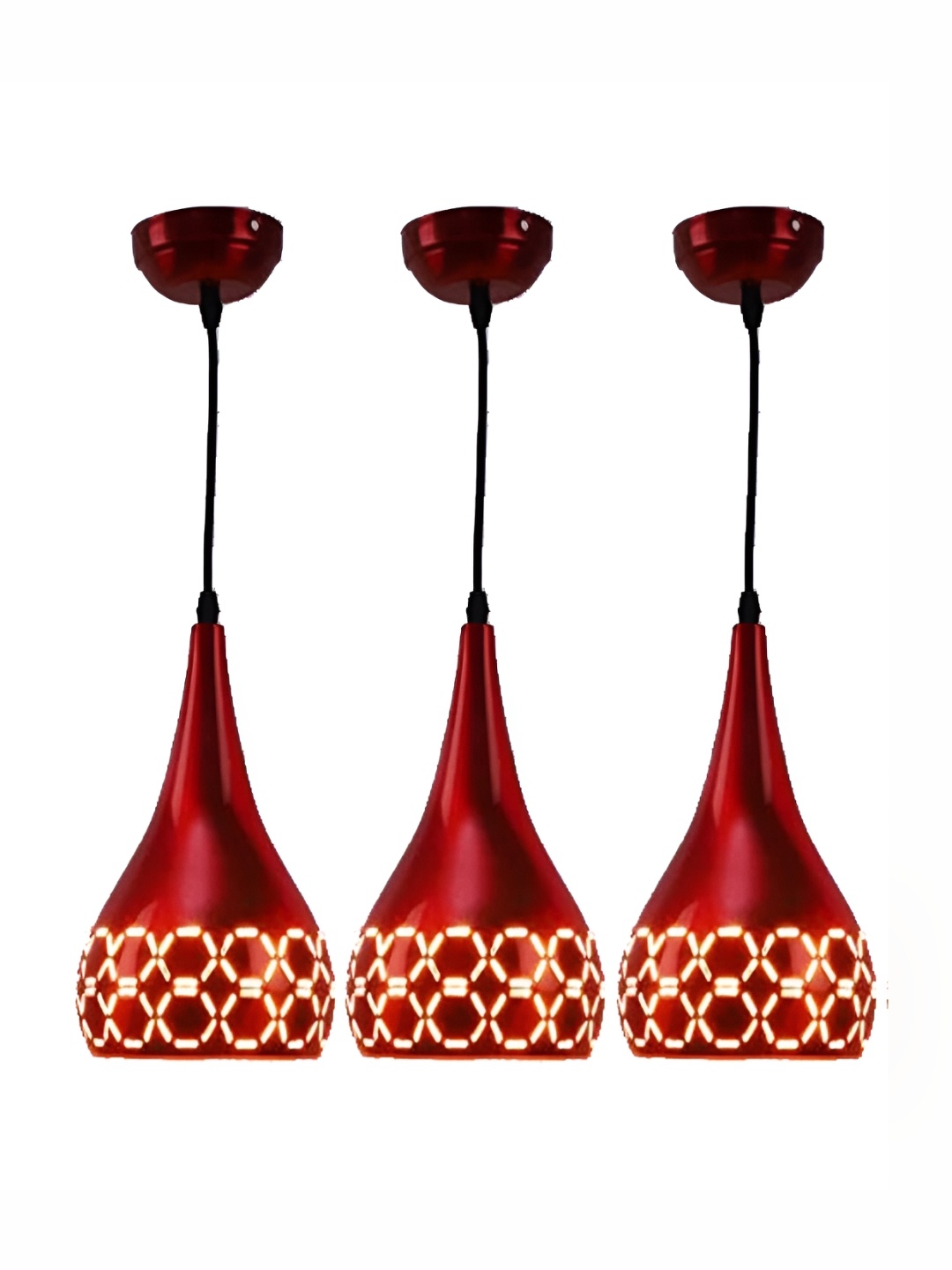 

GreyWings Red 3 Pieces Aluminium Contemporary Ceiling Lamp