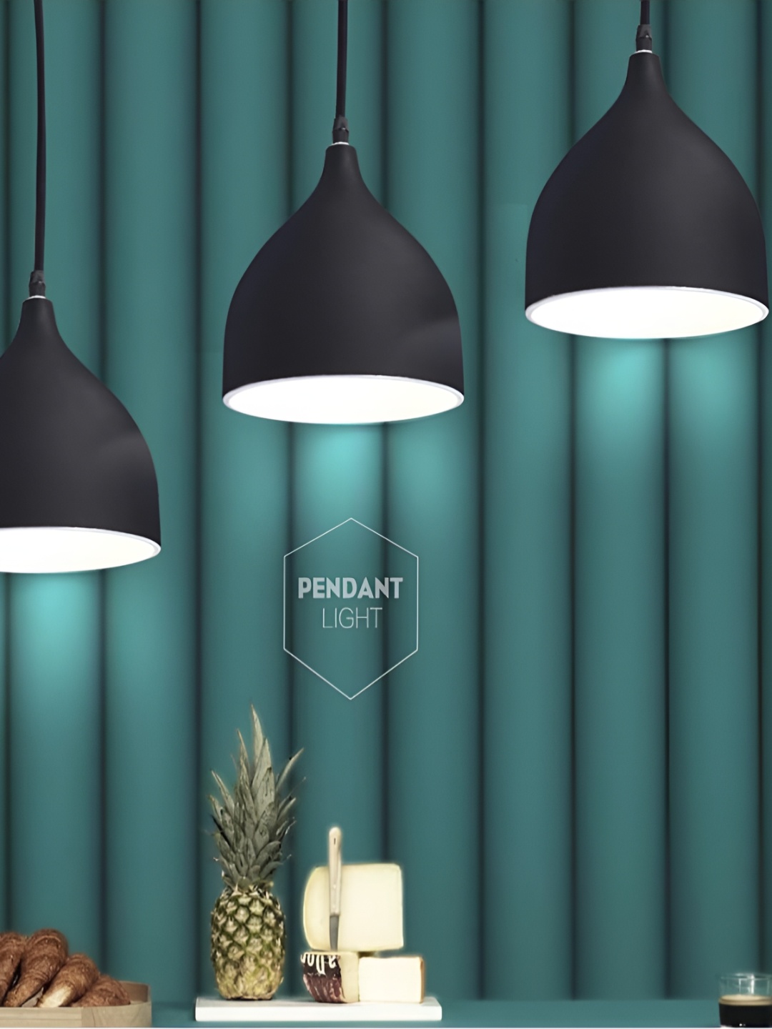 

GreyWings Black Colourblocked Aluminium Contemporary Ceiling Lamp