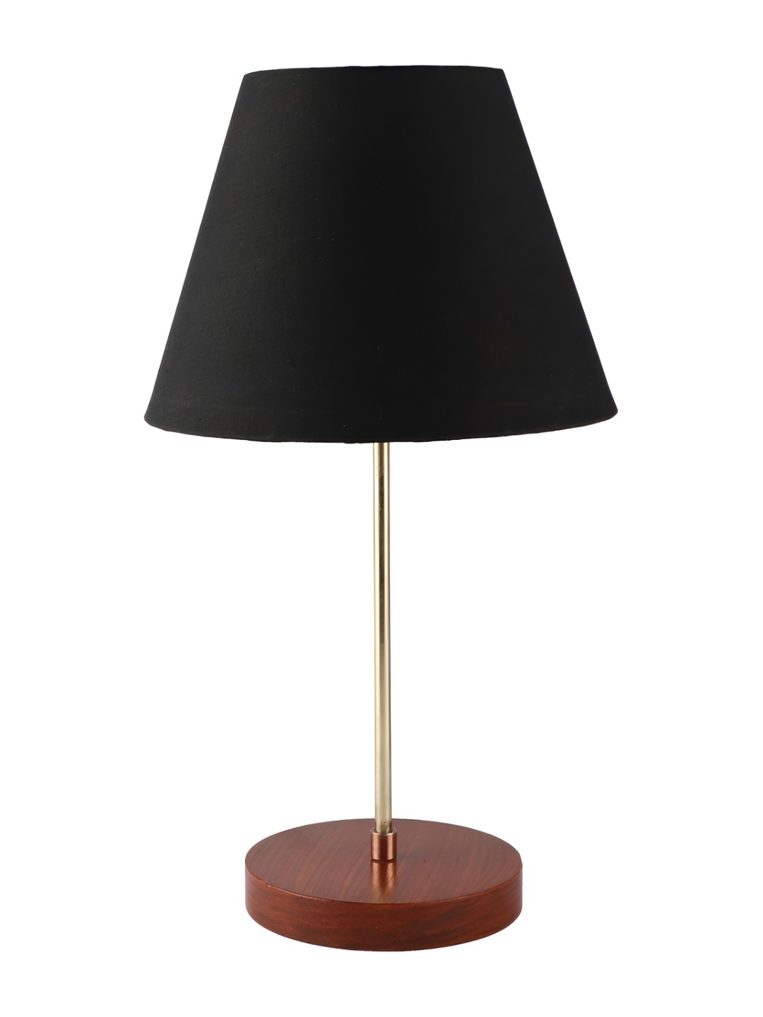 

BTR CRAFTS Black Metal Frustum Shaped Table Lamp with Adjustable Cord