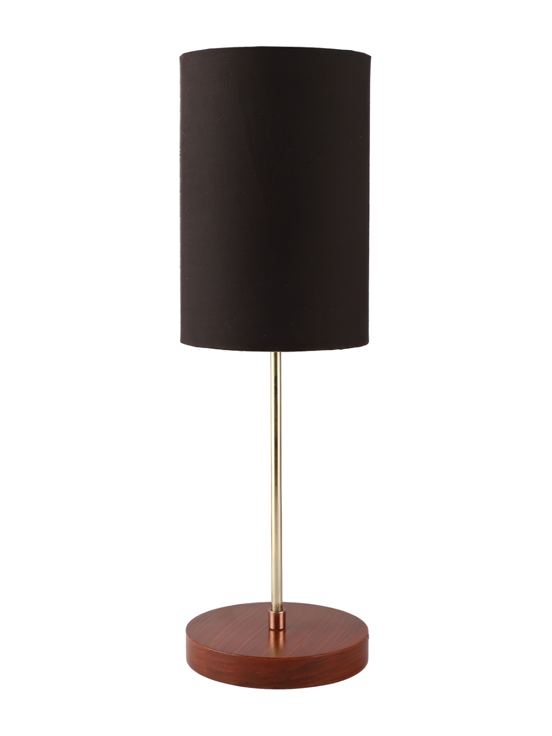 

BTR CRAFTS Black Metal Cylindrical Shaped Table Lamp with Adjustable Cord