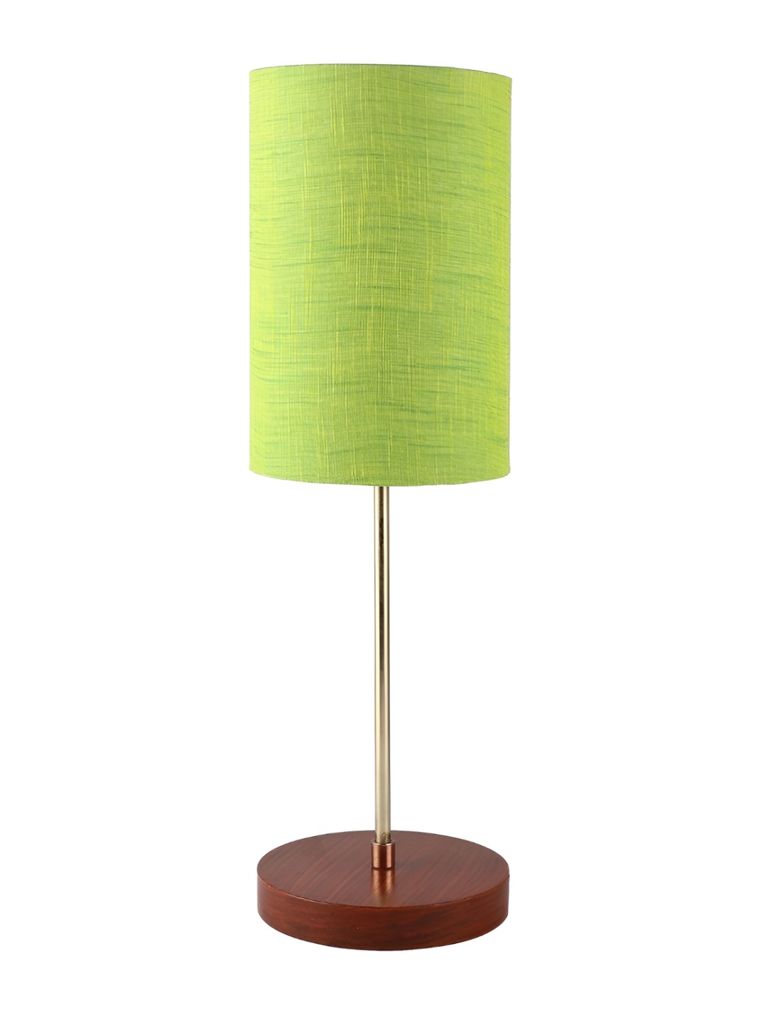 

BTR CRAFTS Green Metal Cylindrical Shaped Table Lamp with Adjustable Cord