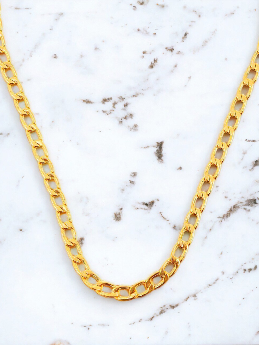 

Goldnera Men Brass Gold-Plated Chain