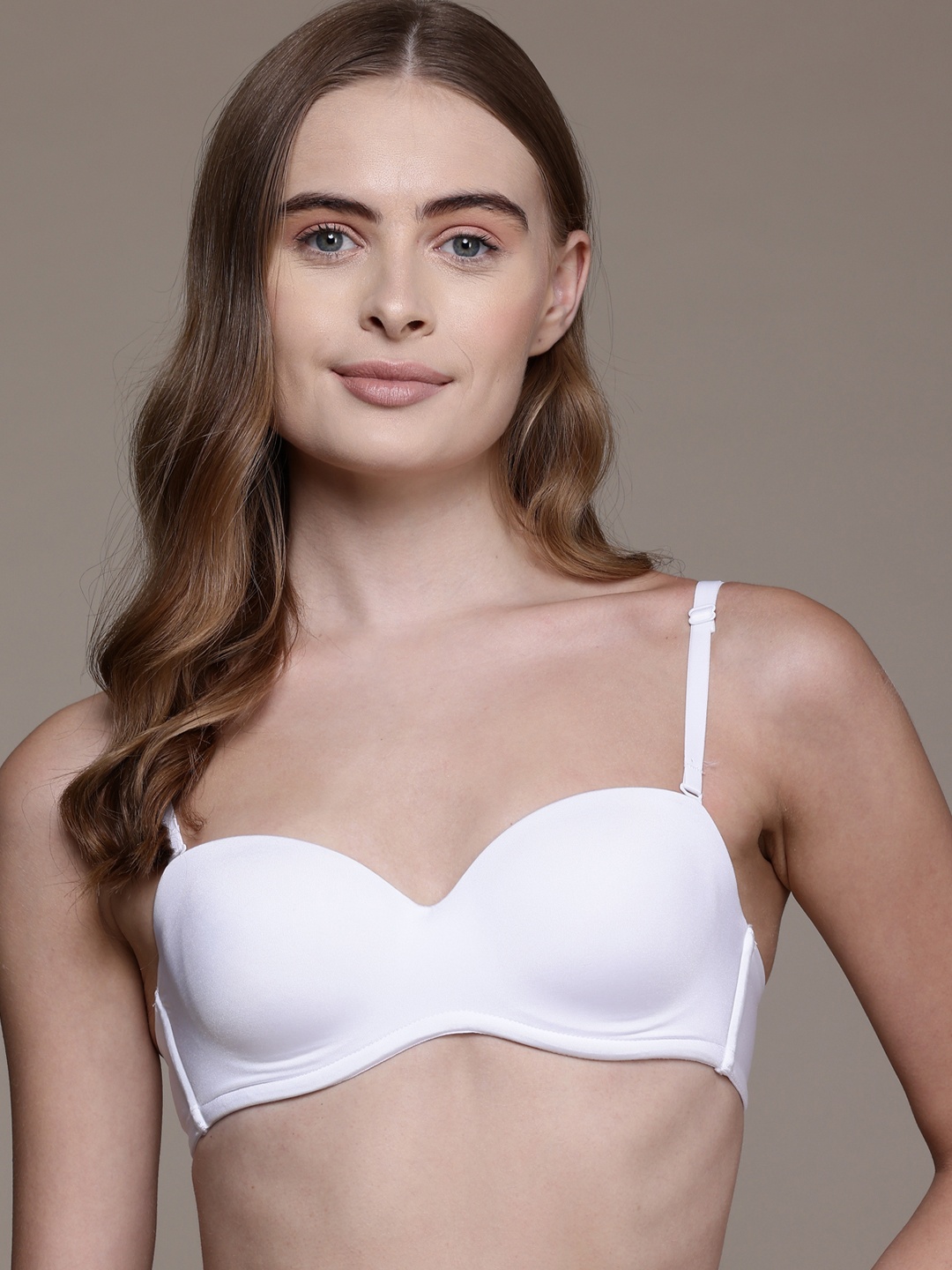

women'secret Medium Coverage Lightly Padded T-shirt Bra- 4277736-99, White
