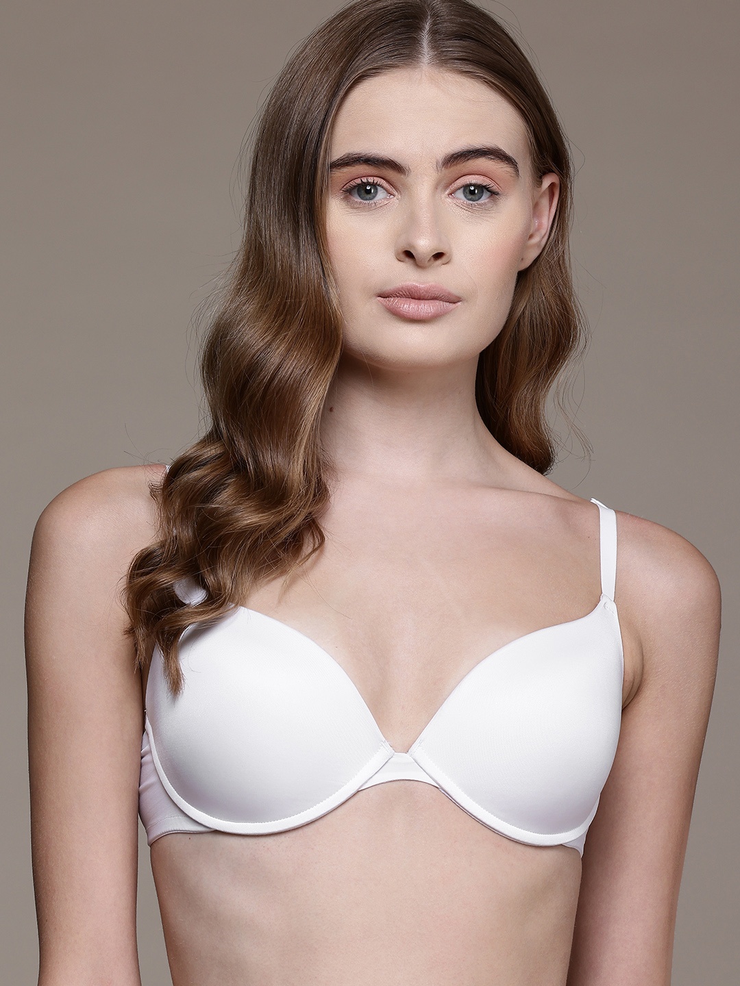 

women'secret Underwired Lightly Padded Push-Up Bra, White