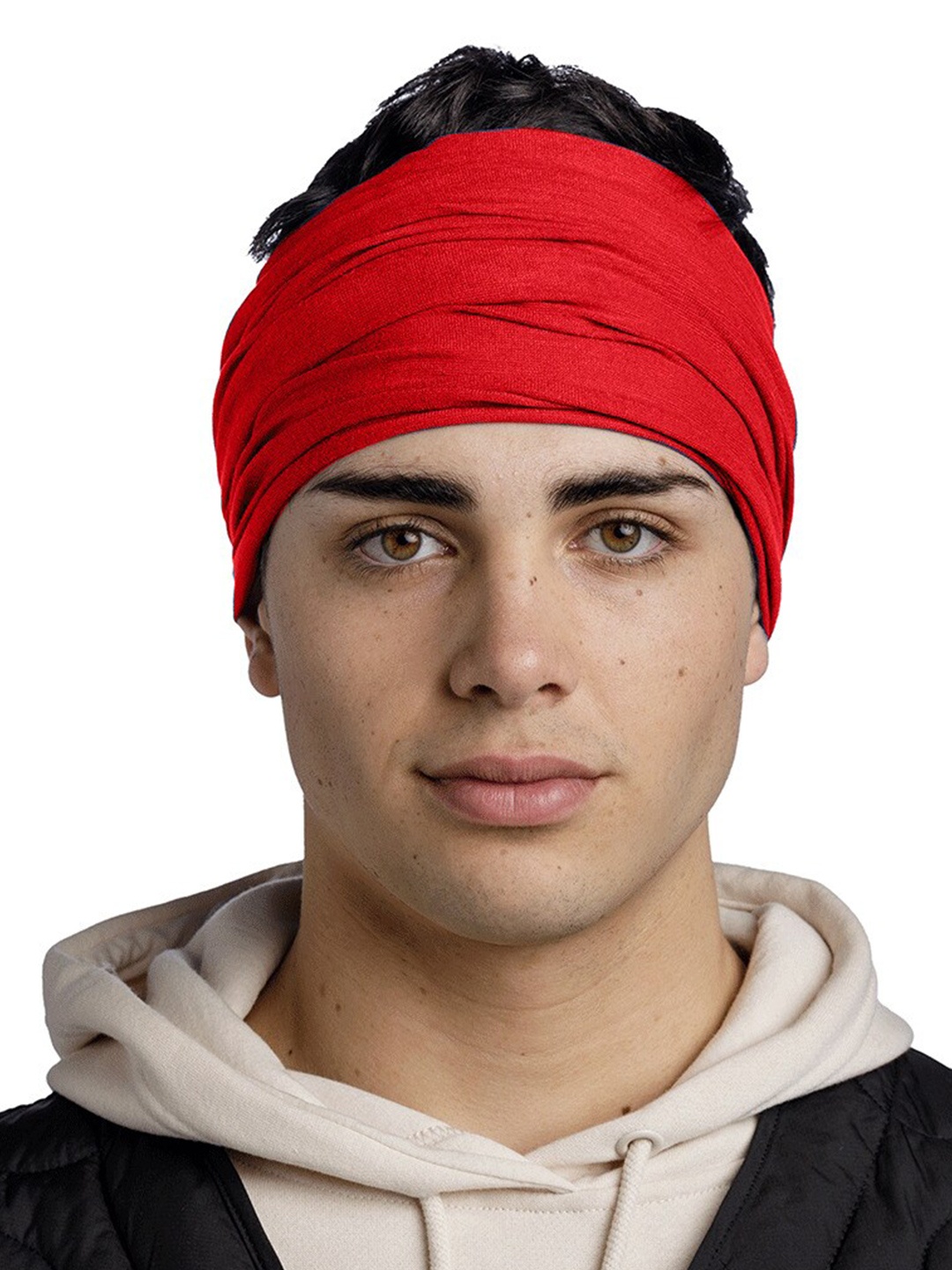 

Original Buff SA Unisex Self Design Scarf, Red