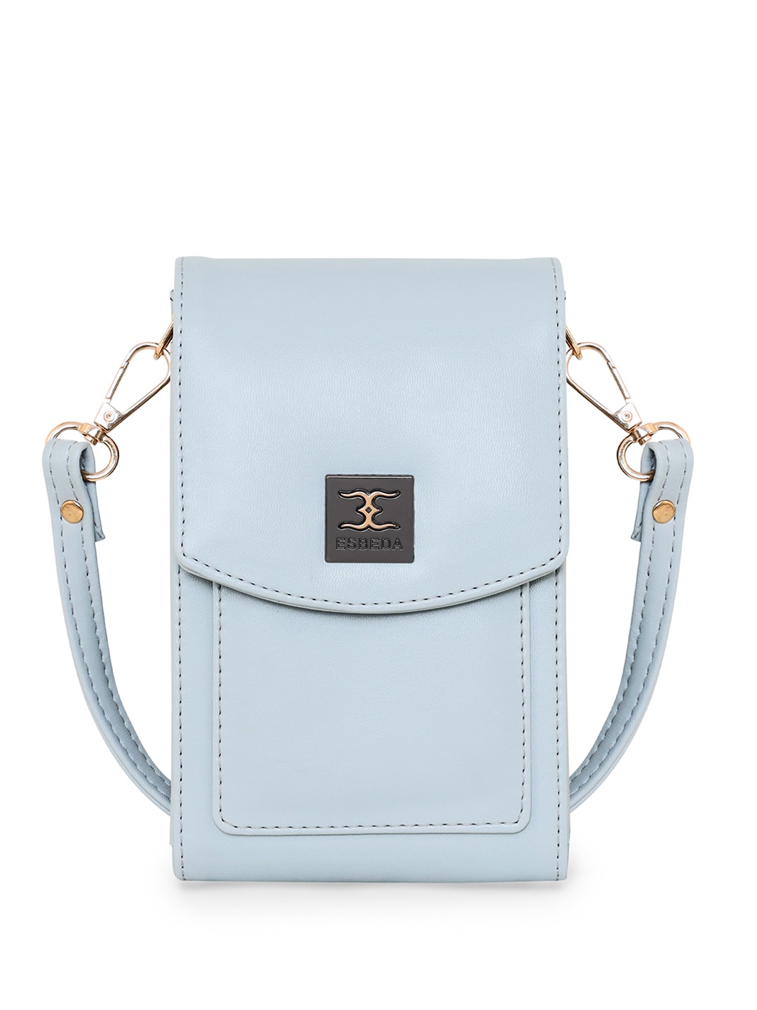

ESBEDA Grey PU Shopper Sling Bag