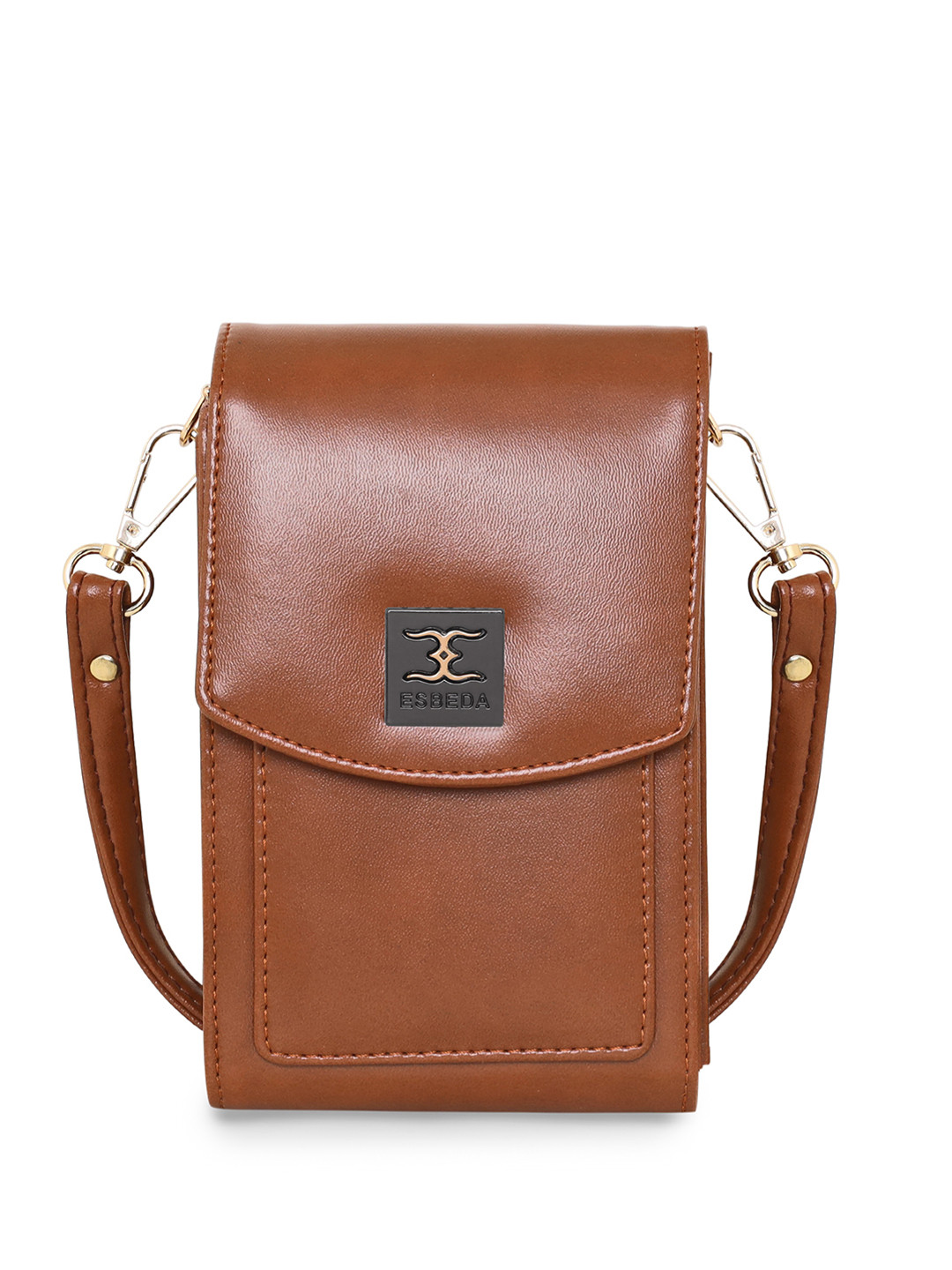 

ESBEDA Structured Sling Bag, Tan