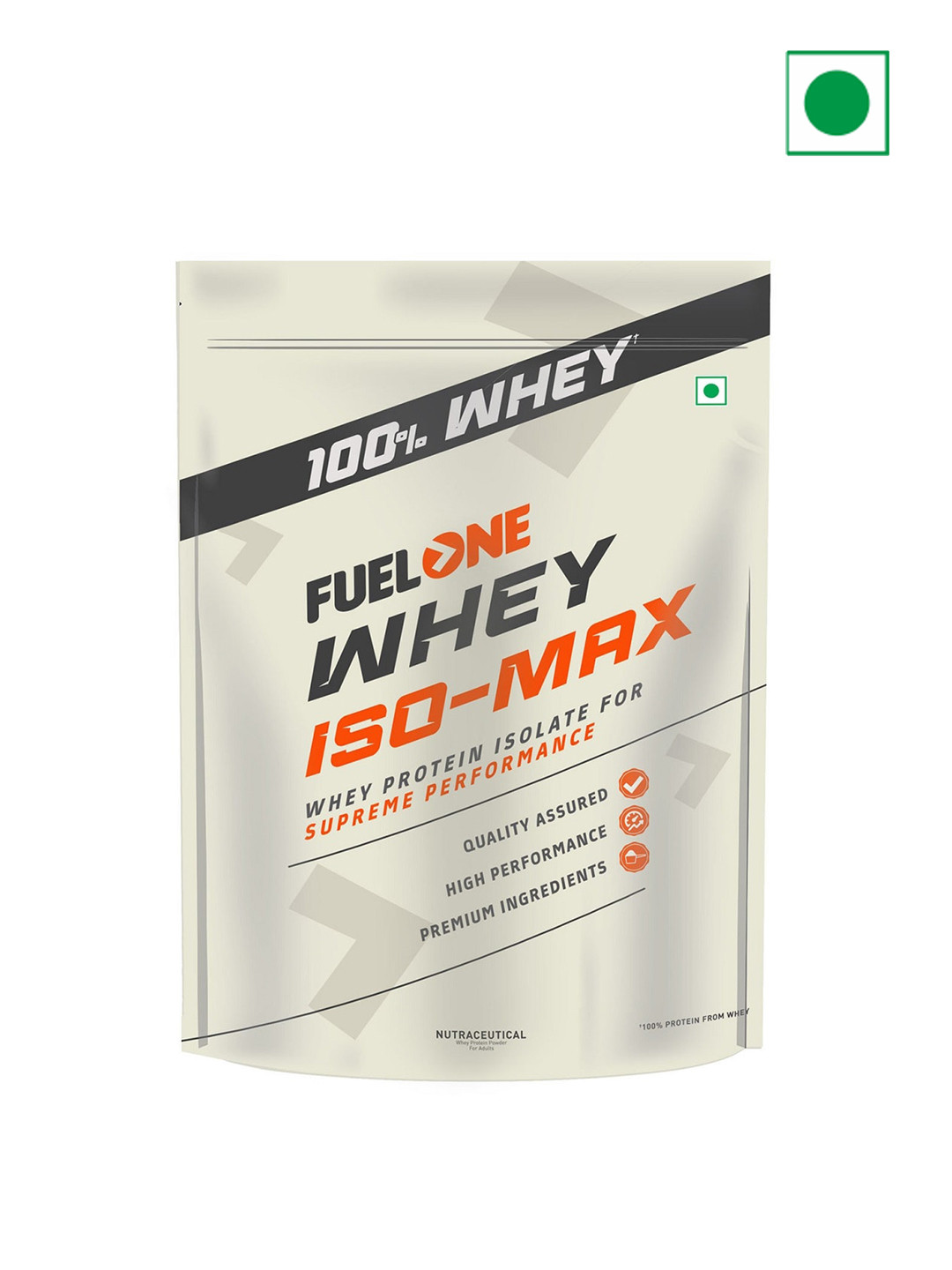 

FUEL ONE Whey Max Protein Powder - 1kg, White