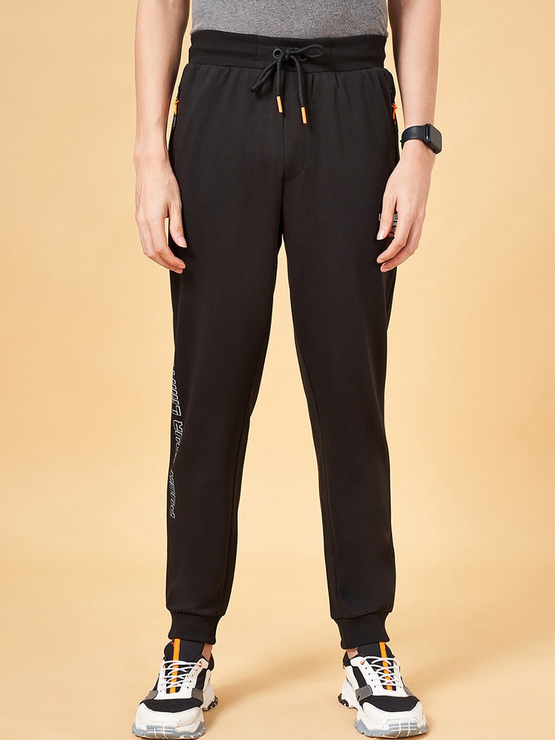 

Ajile by Pantaloons Men Slim Fit Joggers, Black