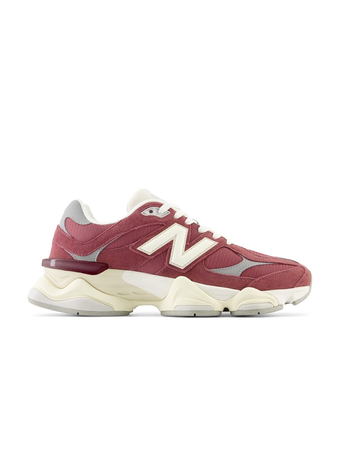 

New Balance 9060 WASHED BURGUNDY Men Casual Shoes, Red