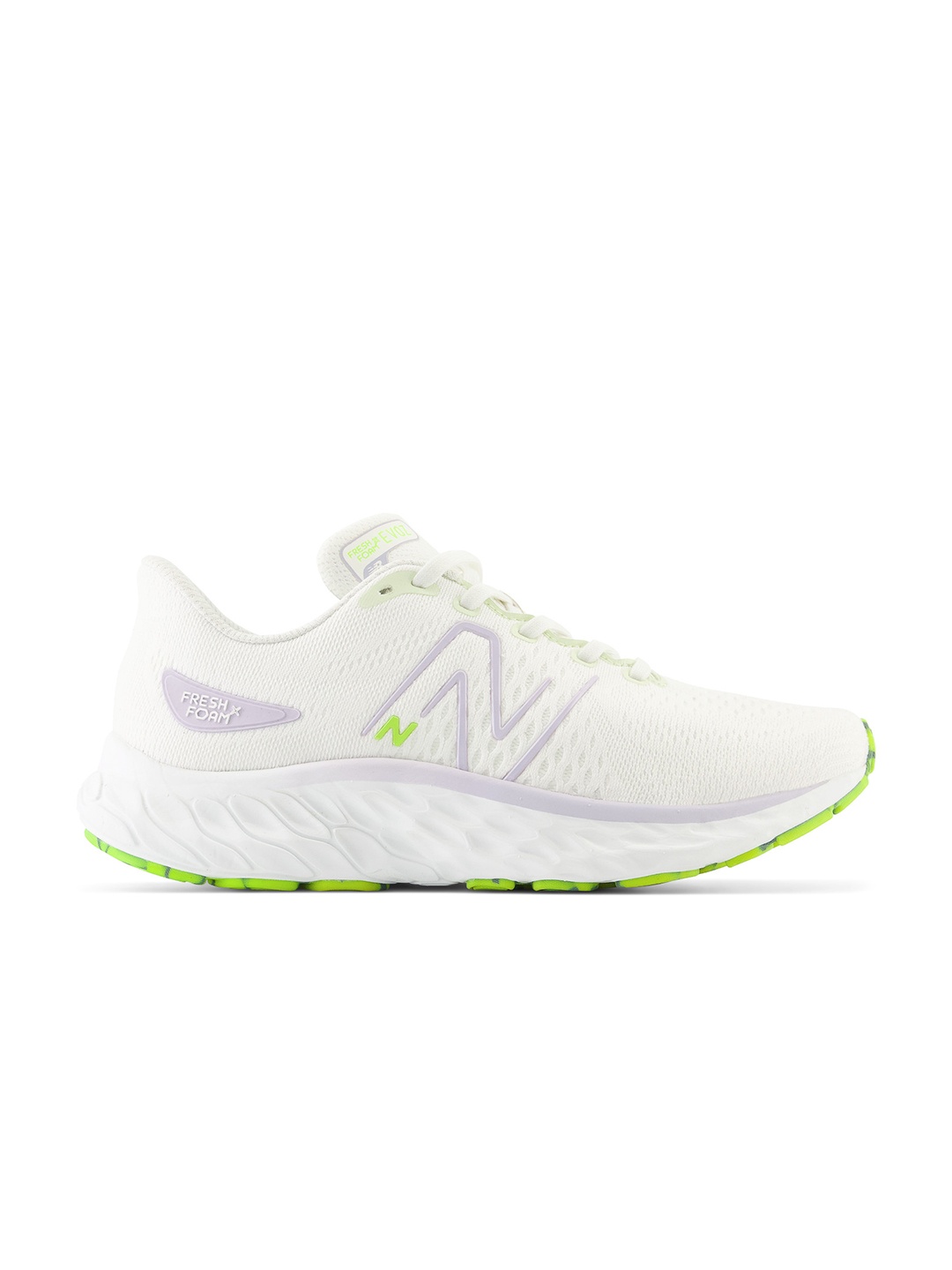

New Balance Women EVOZ Woven Design Running Shoes, White