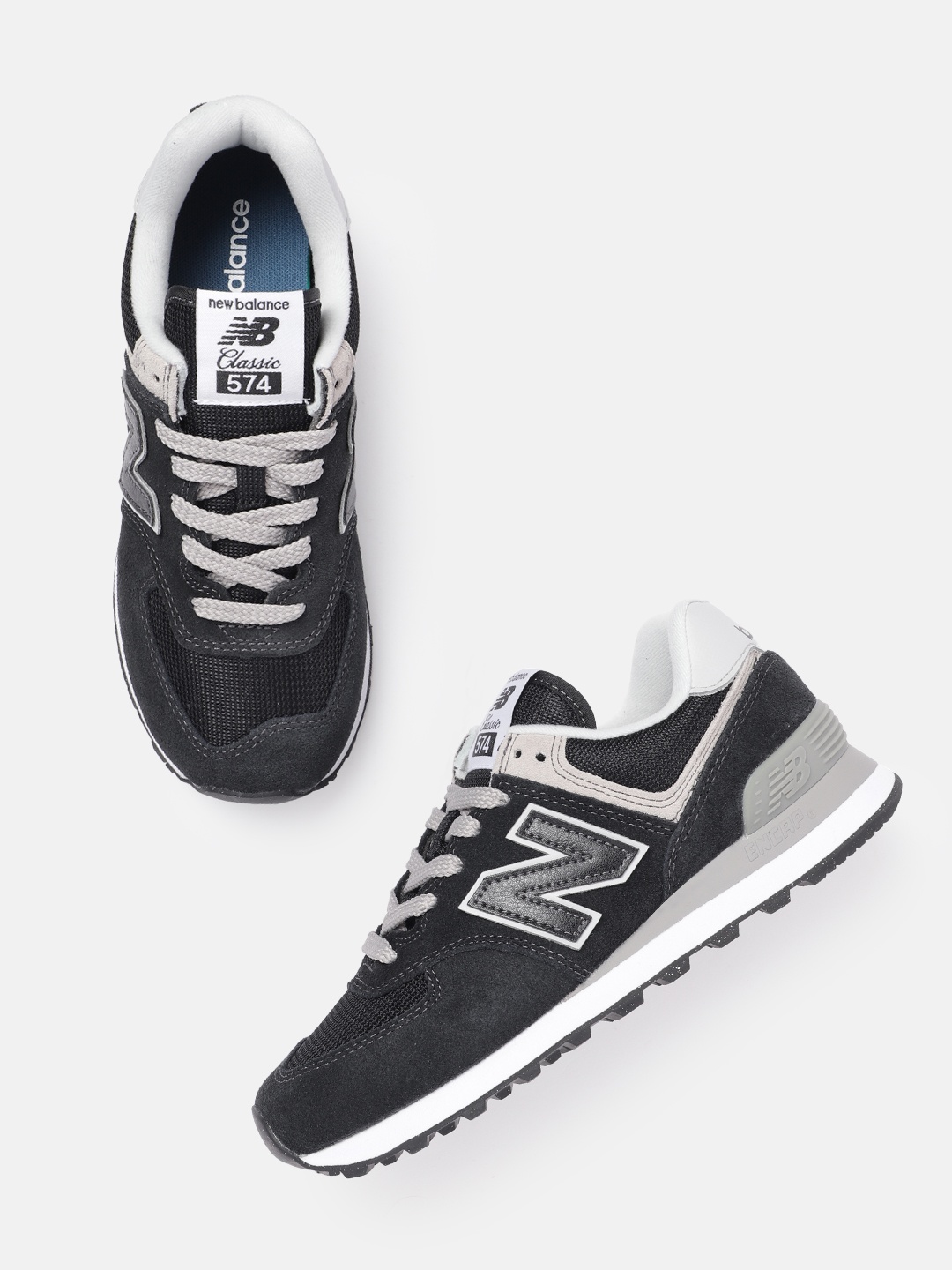 

New Balance Men 574 Training or Gym Marking Shoes, Black