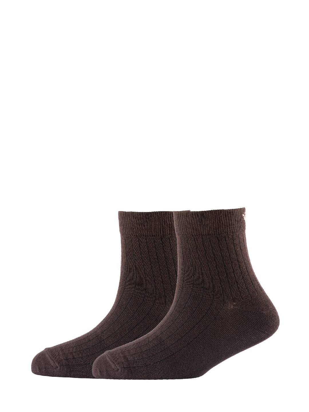 

Cotstyle Men Pack Of 2 Cotton Ankle Length Socks, Brown