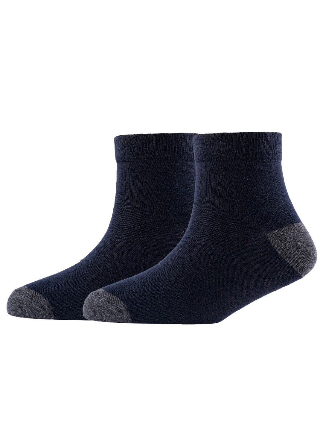 

Cotstyle Men Pack Of 2 Cotton Ankle Length Socks, Blue