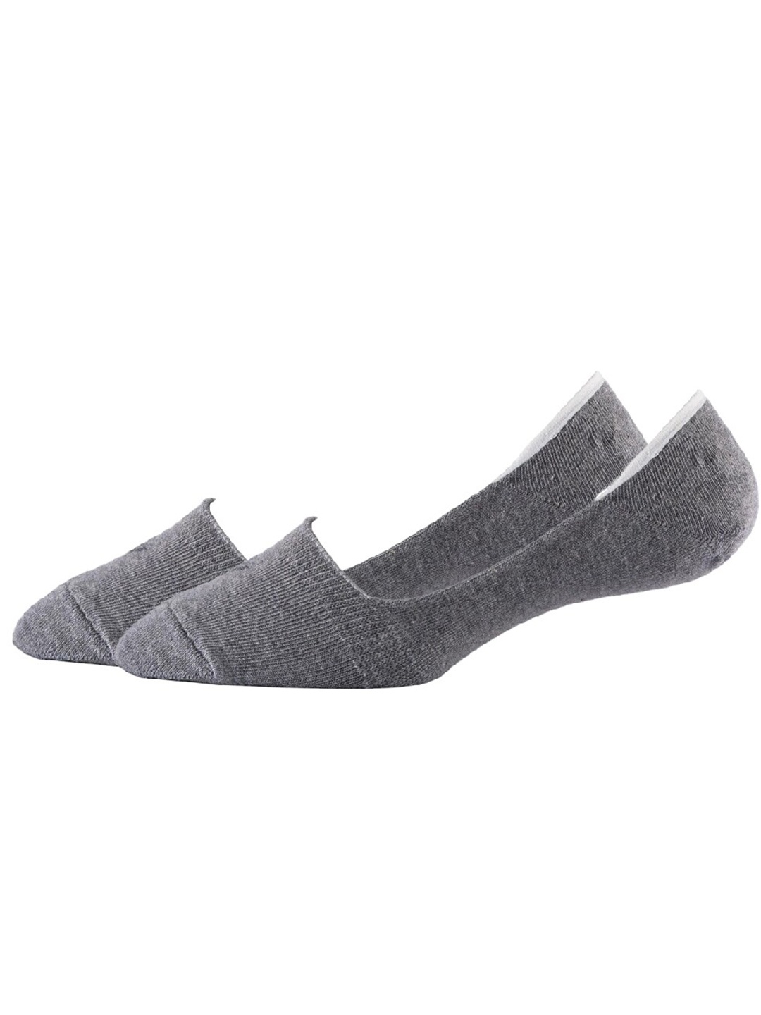 

Cotstyle Men Pack Of 2 Cotton Shoe Liner Socks, Grey
