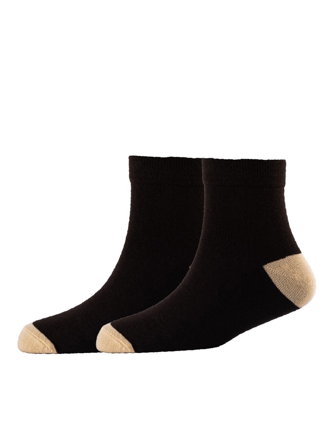 

Cotstyle Men Pack Of 2 Cotton Ankle Length Socks, Brown