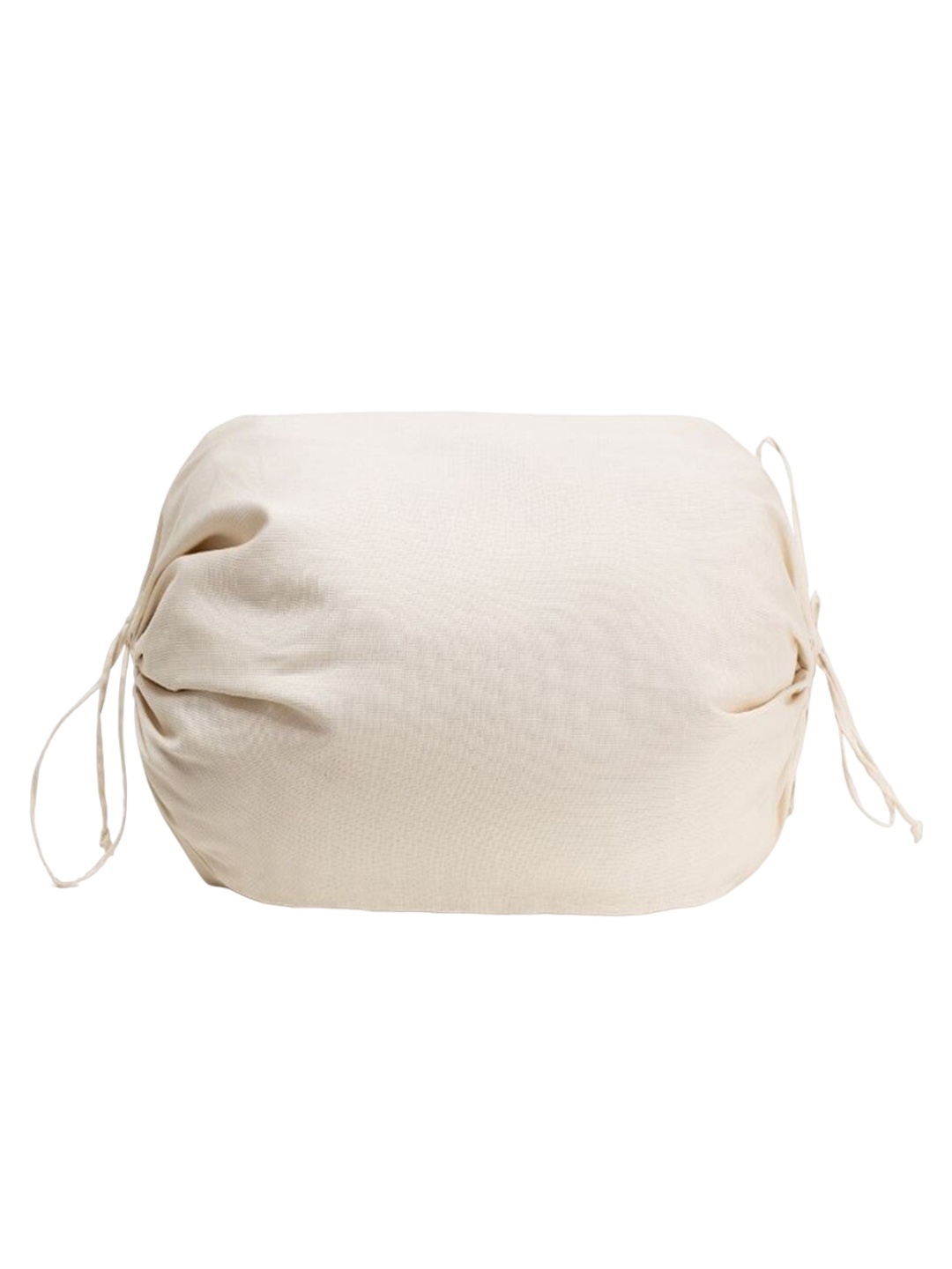 

Himeya White Woven Rib Cotton Bolster
