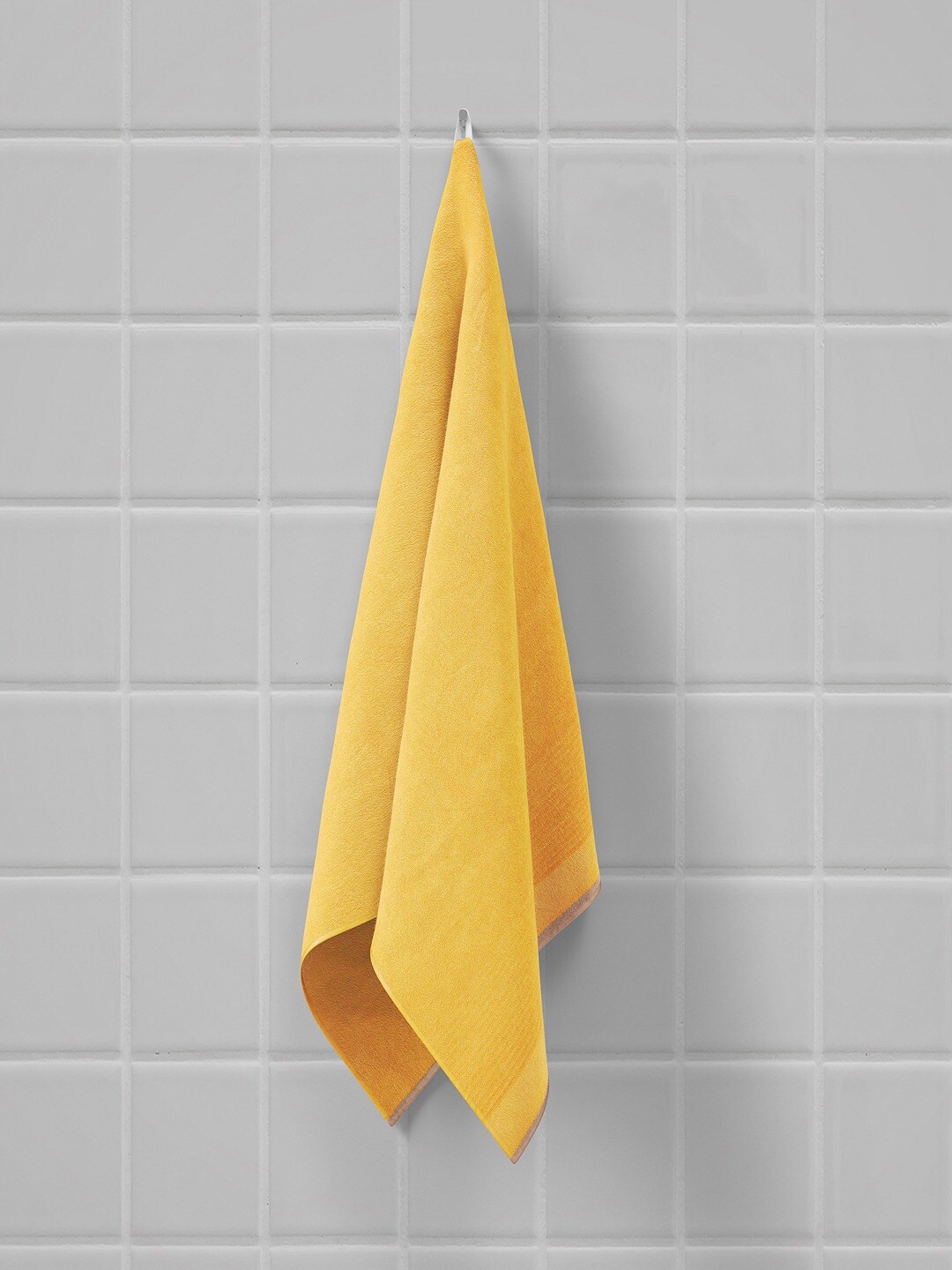 

Himeya Yellow Solid Cotton 550 GSM Bath Towel