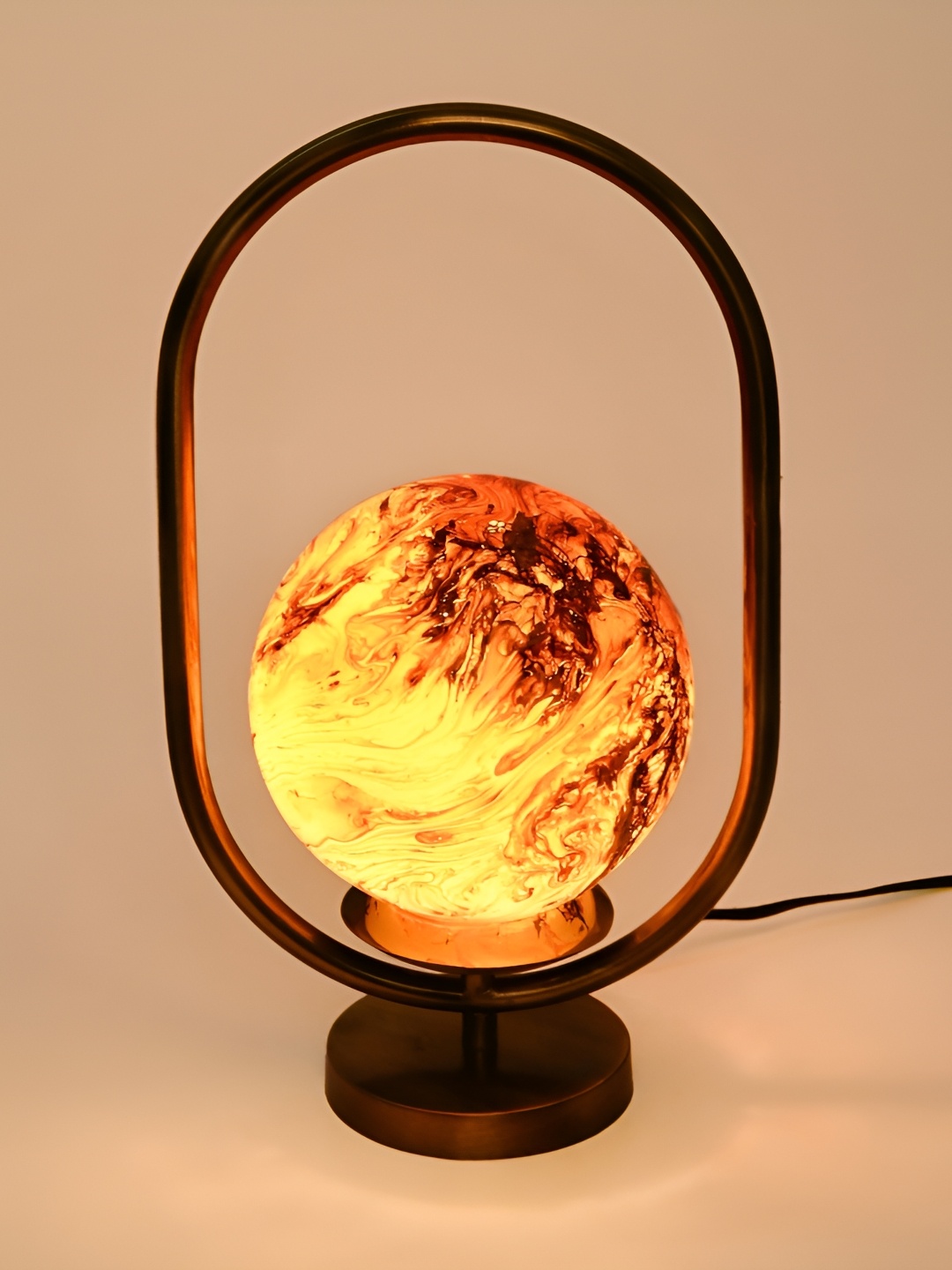 

Afast Grey Glass Table Lamp with Adjustable Cord