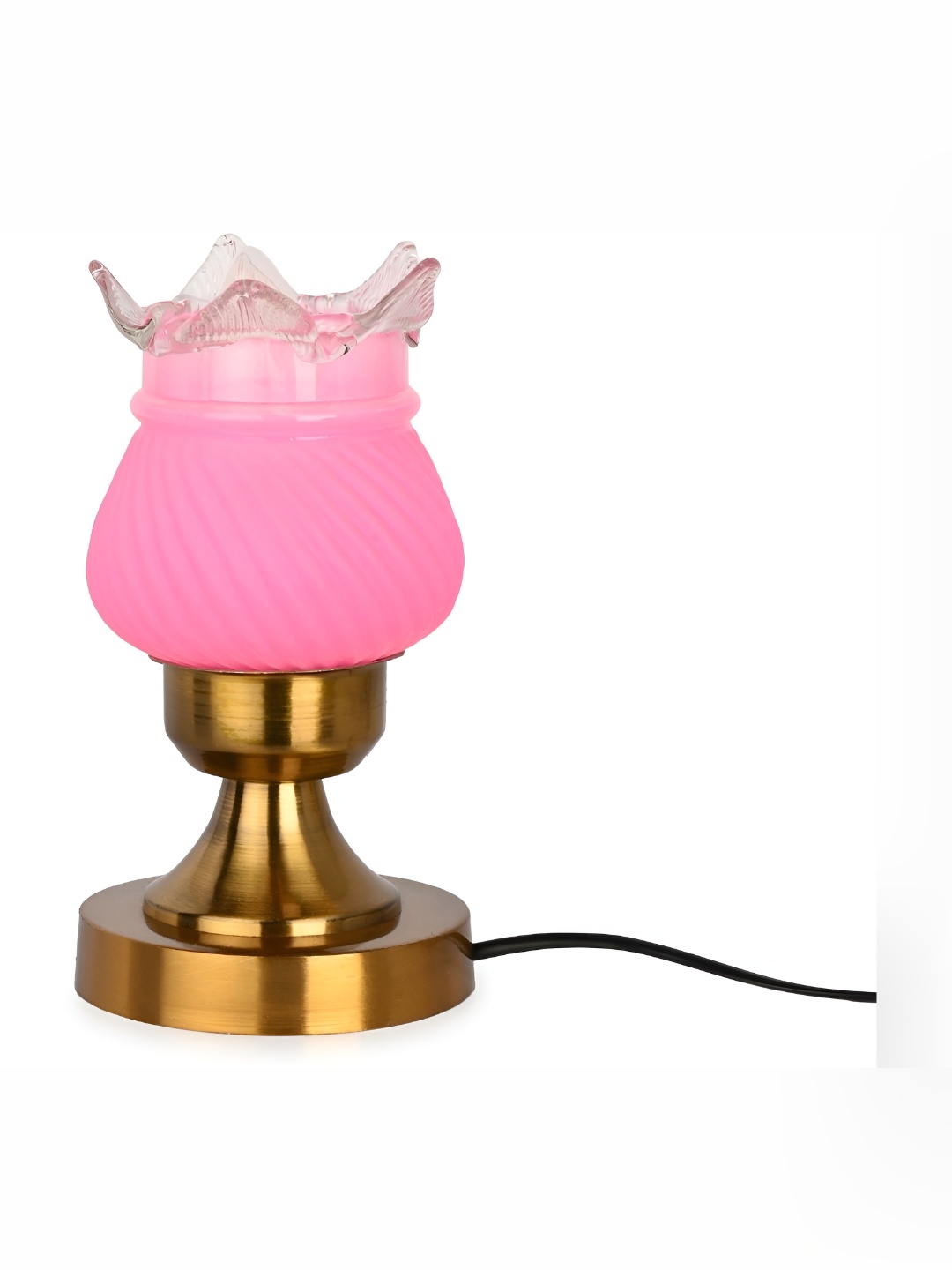 

Afast Pink Glass Table Lamp with Adjustable Cord