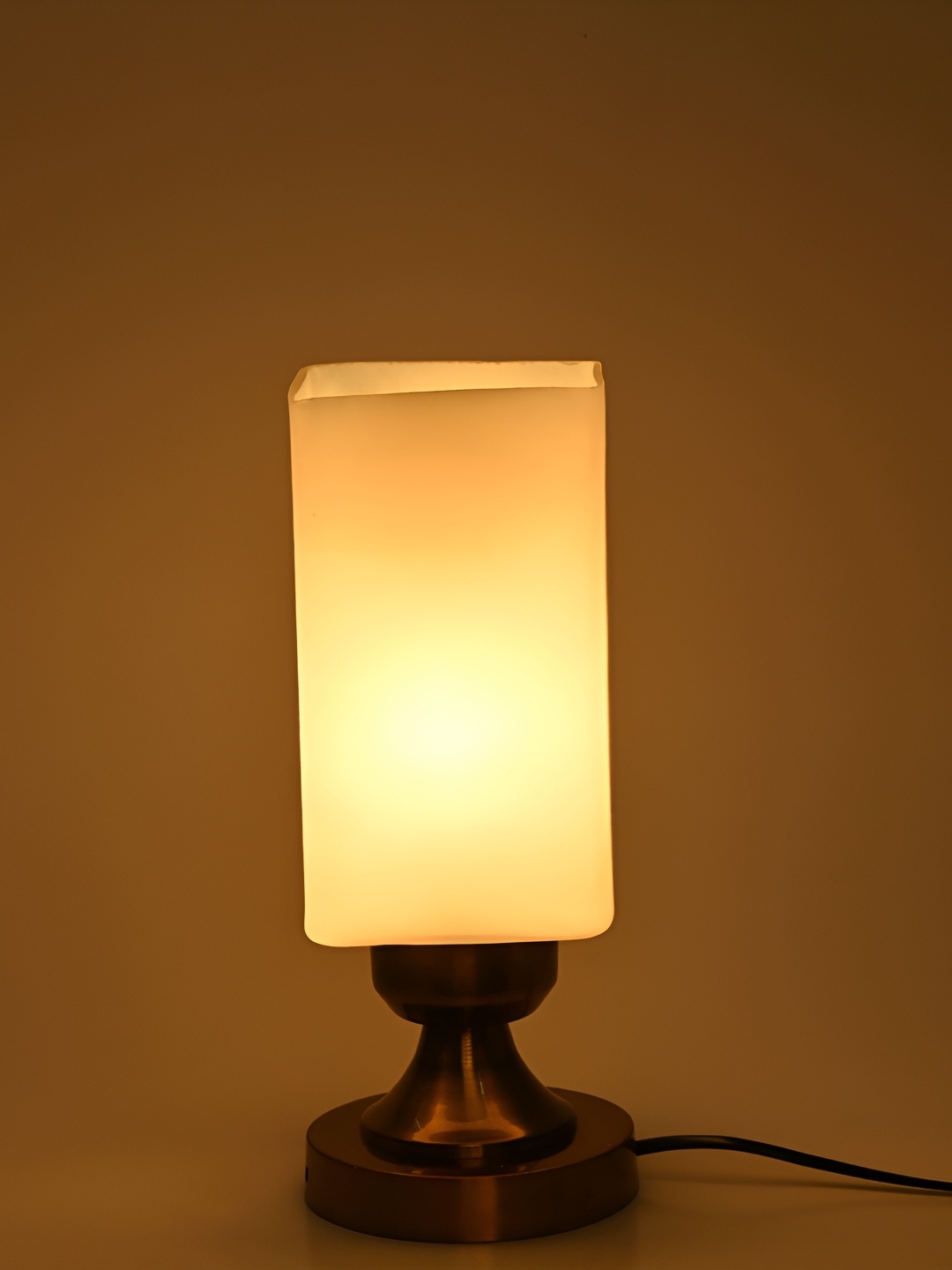 

Afast White Glass Table Lamp with Adjustable Cord