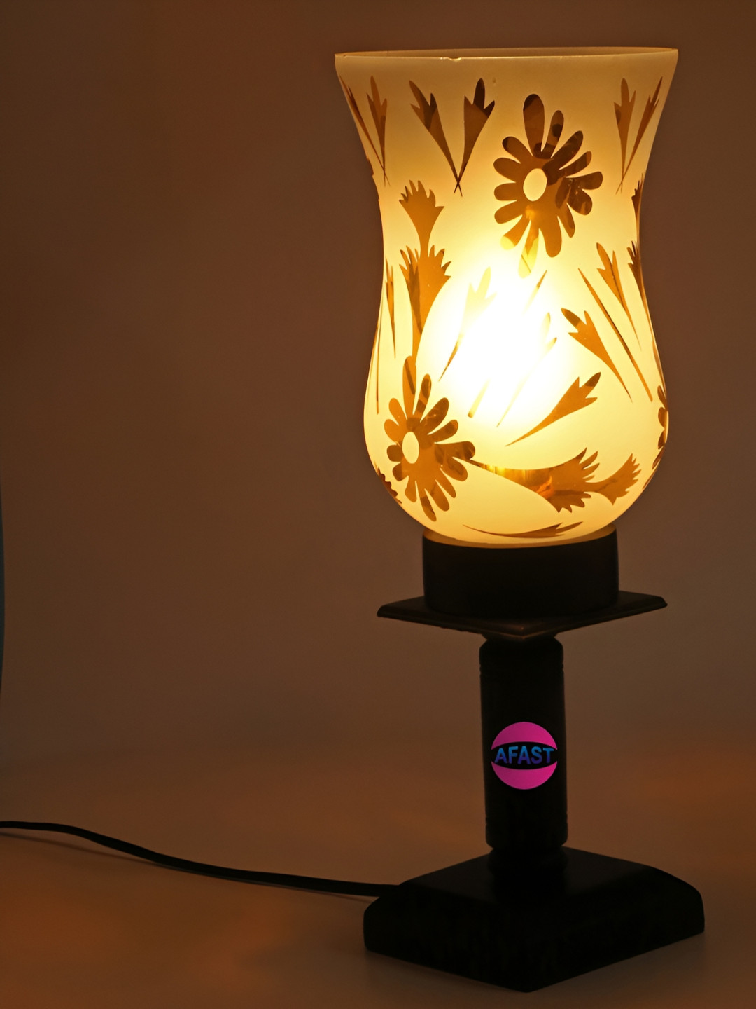 

Afast White Glass Table Lamp with Adjustable Cord