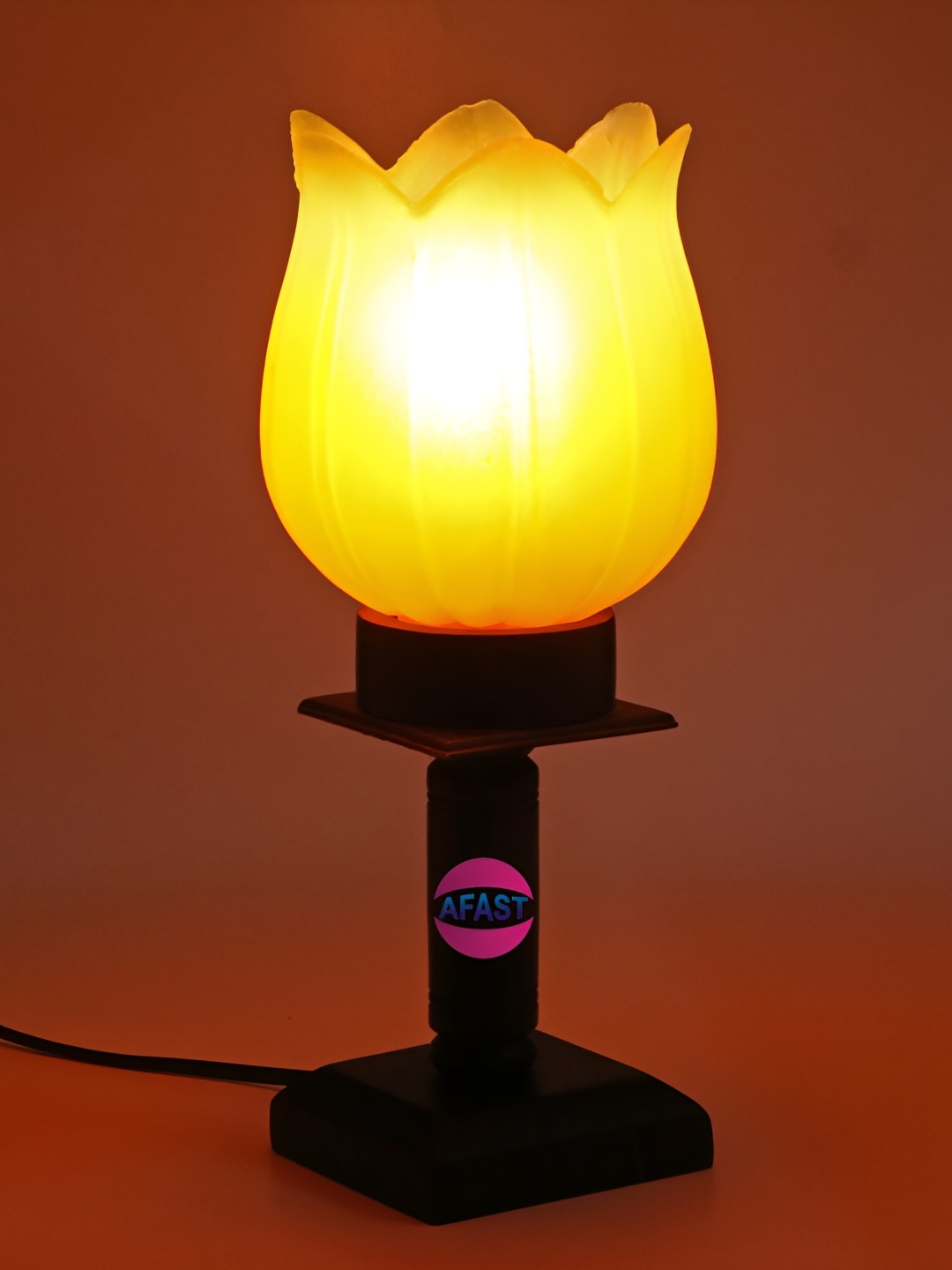 

Afast Black & White Abstract Shaped Glass Table Lamp with Adjustable Cord
