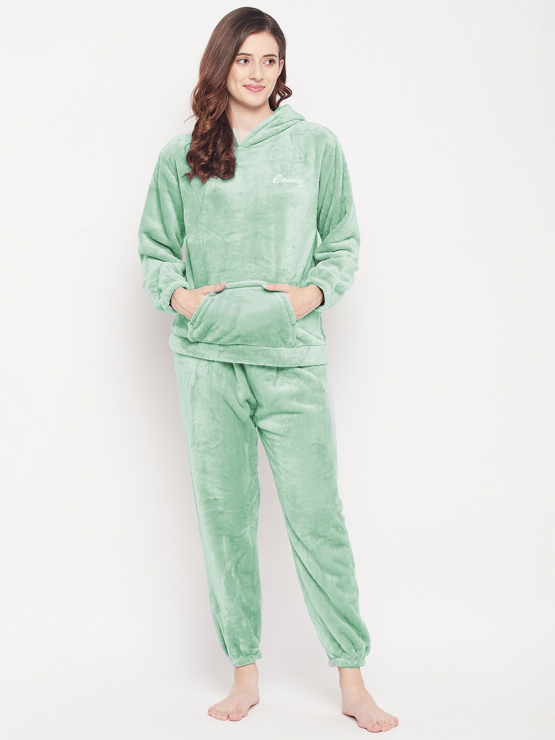 

Camey Hooded Night Suit, Green