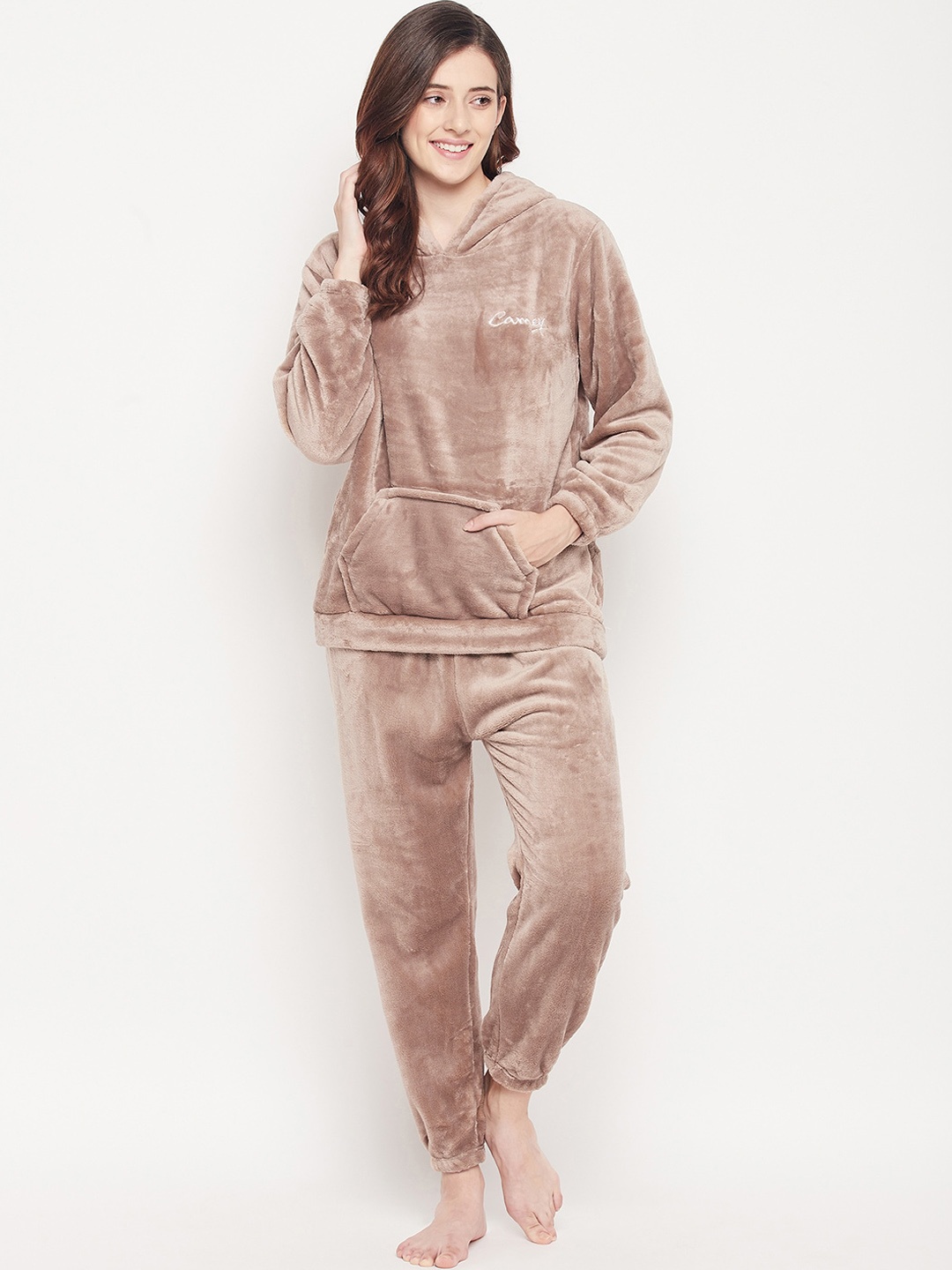 

Camey Hooded Night Suit, Beige