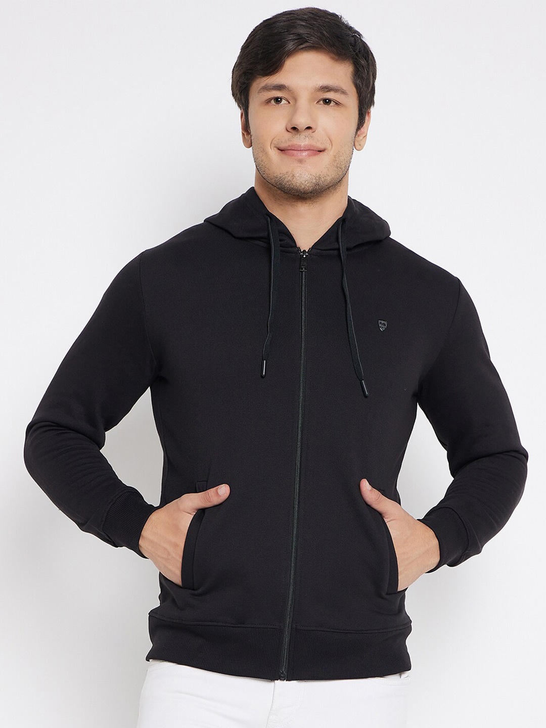 

Okane Hooded Fleece Sweatshirt, Black