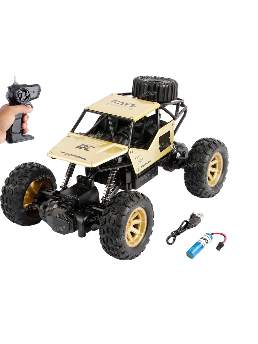 

zest 4 toyz Remote Control Off-Road Monster Truck, Beige