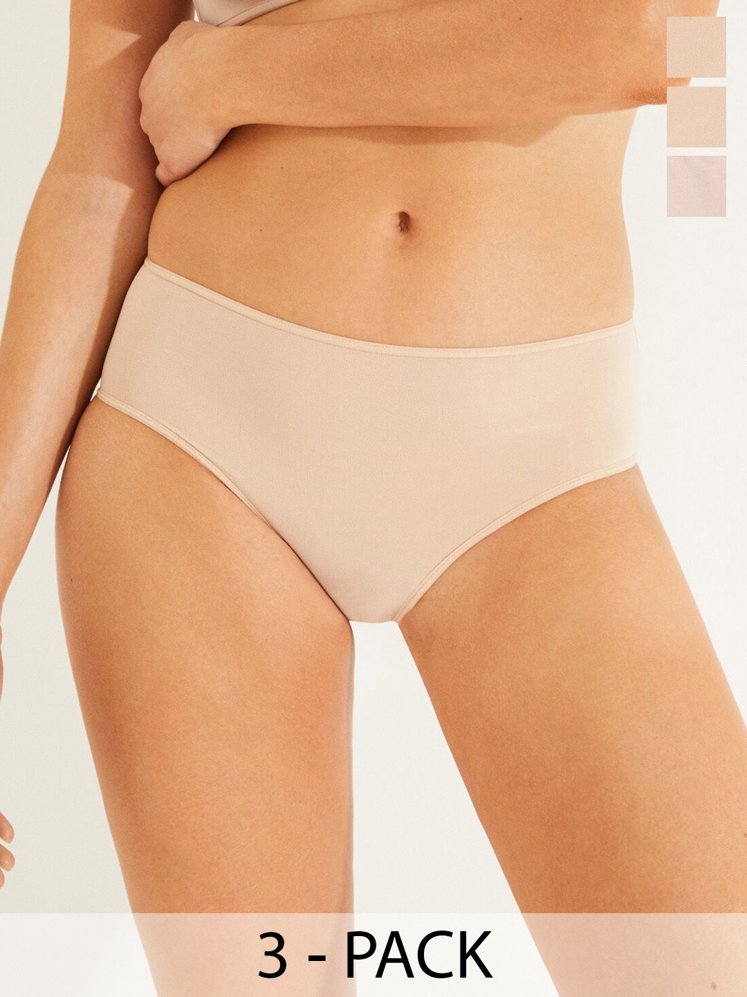 

women'secret Women Hipster Briefs 7682913-34, Nude