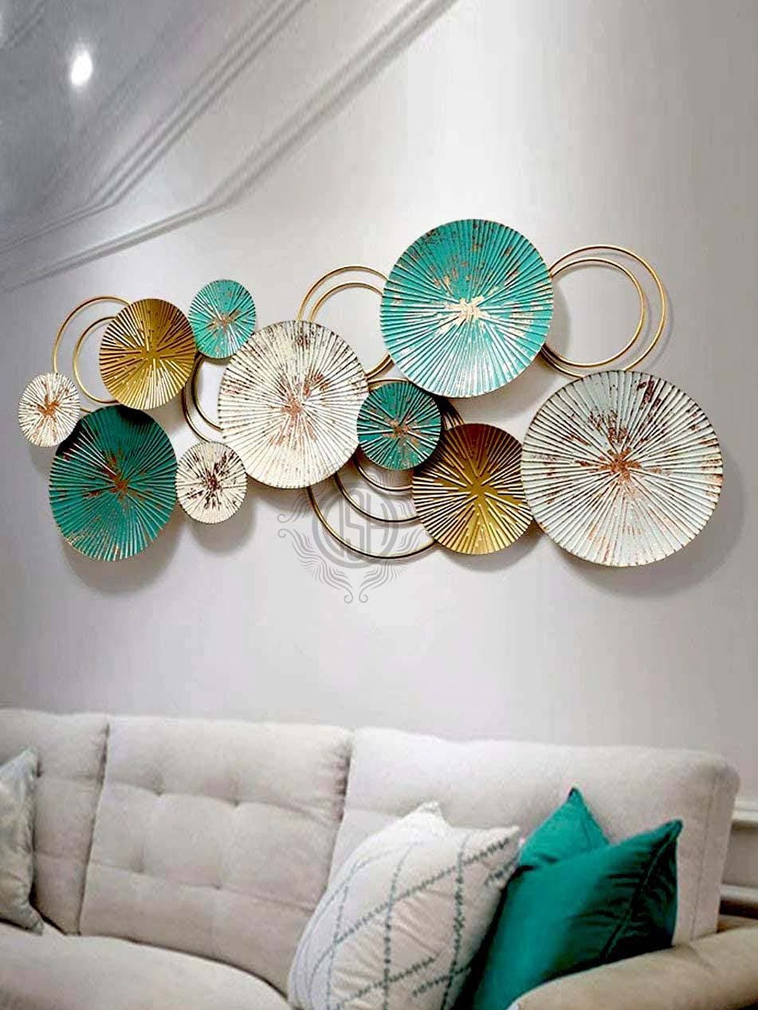 

DSH Crafting Your Curiosity Green Metal Wall Decor