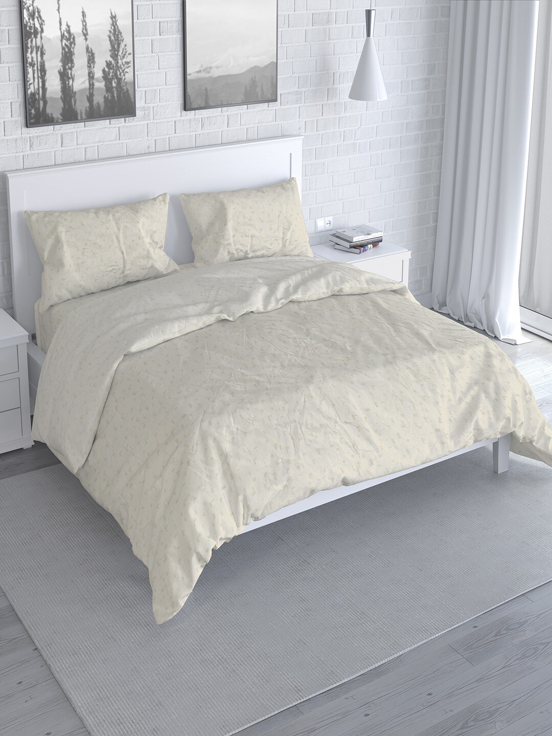 

Himeya Grey & Brown Ethnic Motifs Cotton Mild Winter Single Bed Dohar