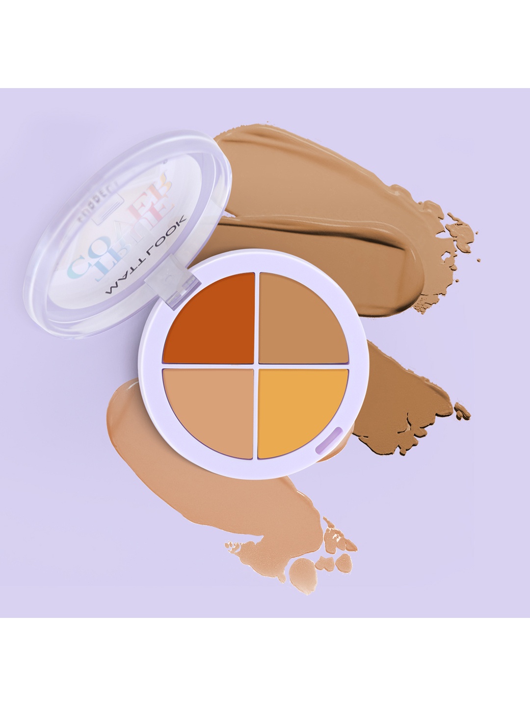 

MATTLOOK True Cover Concealer - Correct & Contour Palette - Whipped Cream, Multi