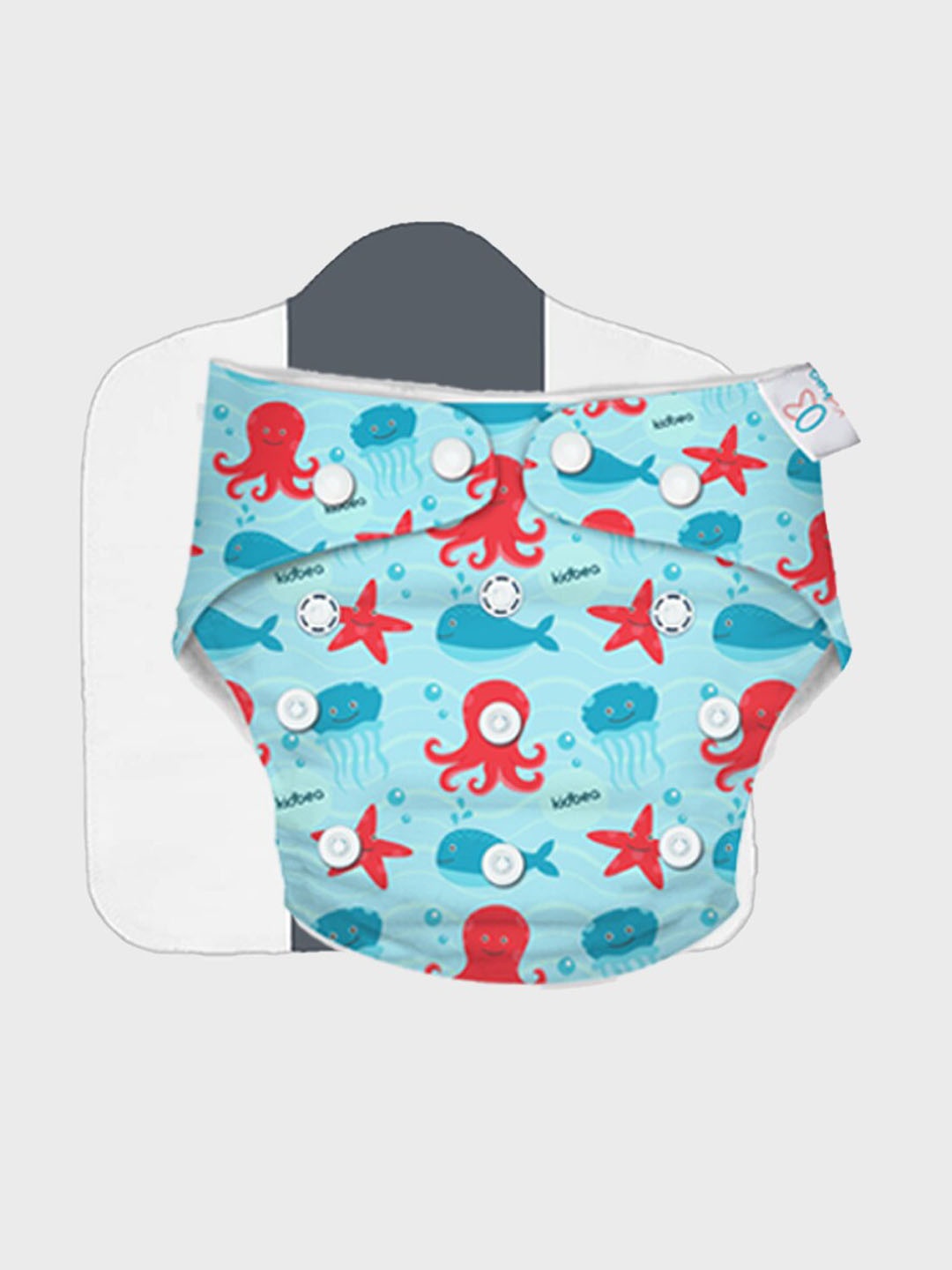 

Kidbea Quick Dry Ultra Thin Pad Cloth Diaper, Blue
