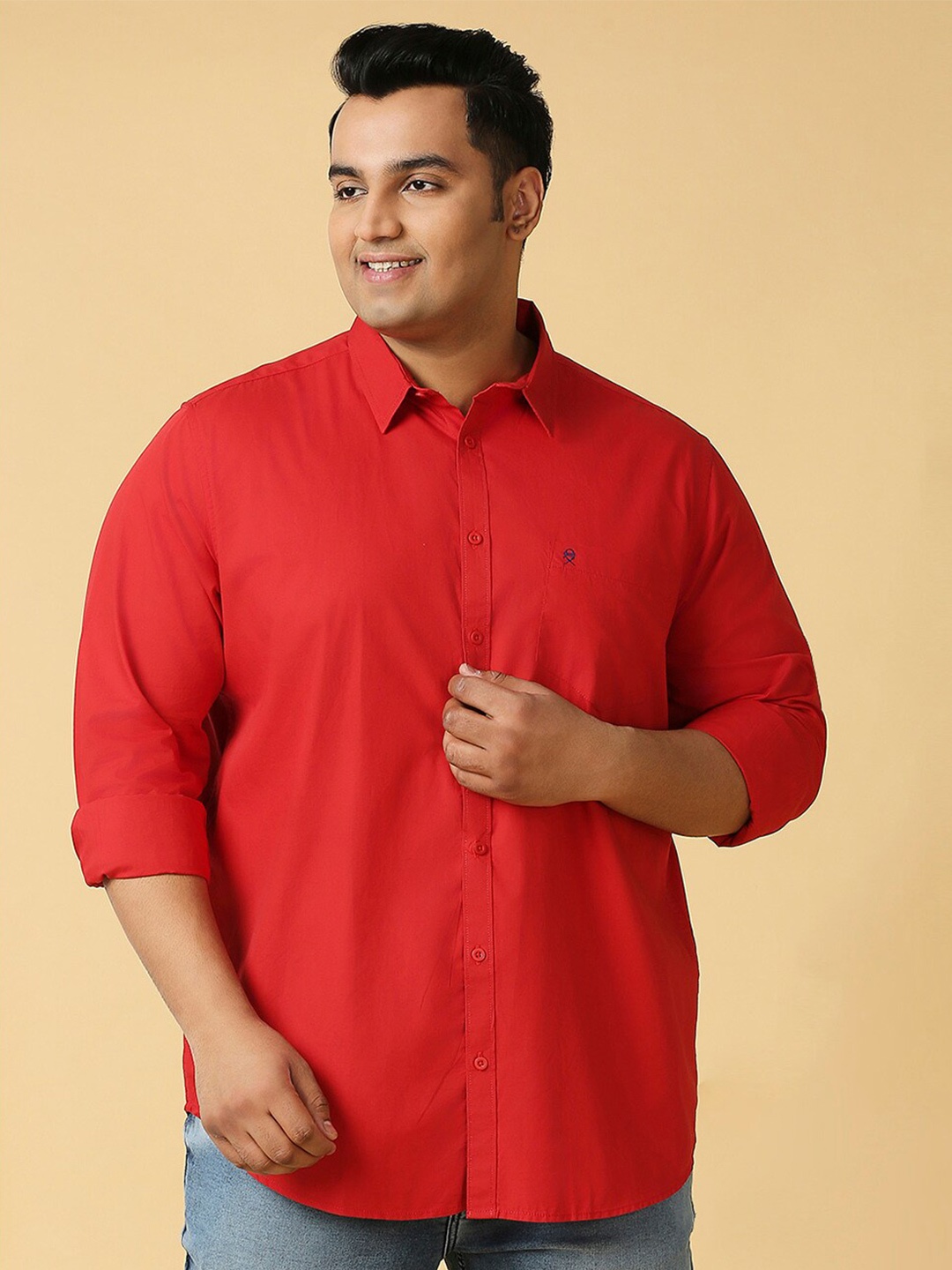 

Thomas Scott Classic Cotton Casual Shirt, Maroon