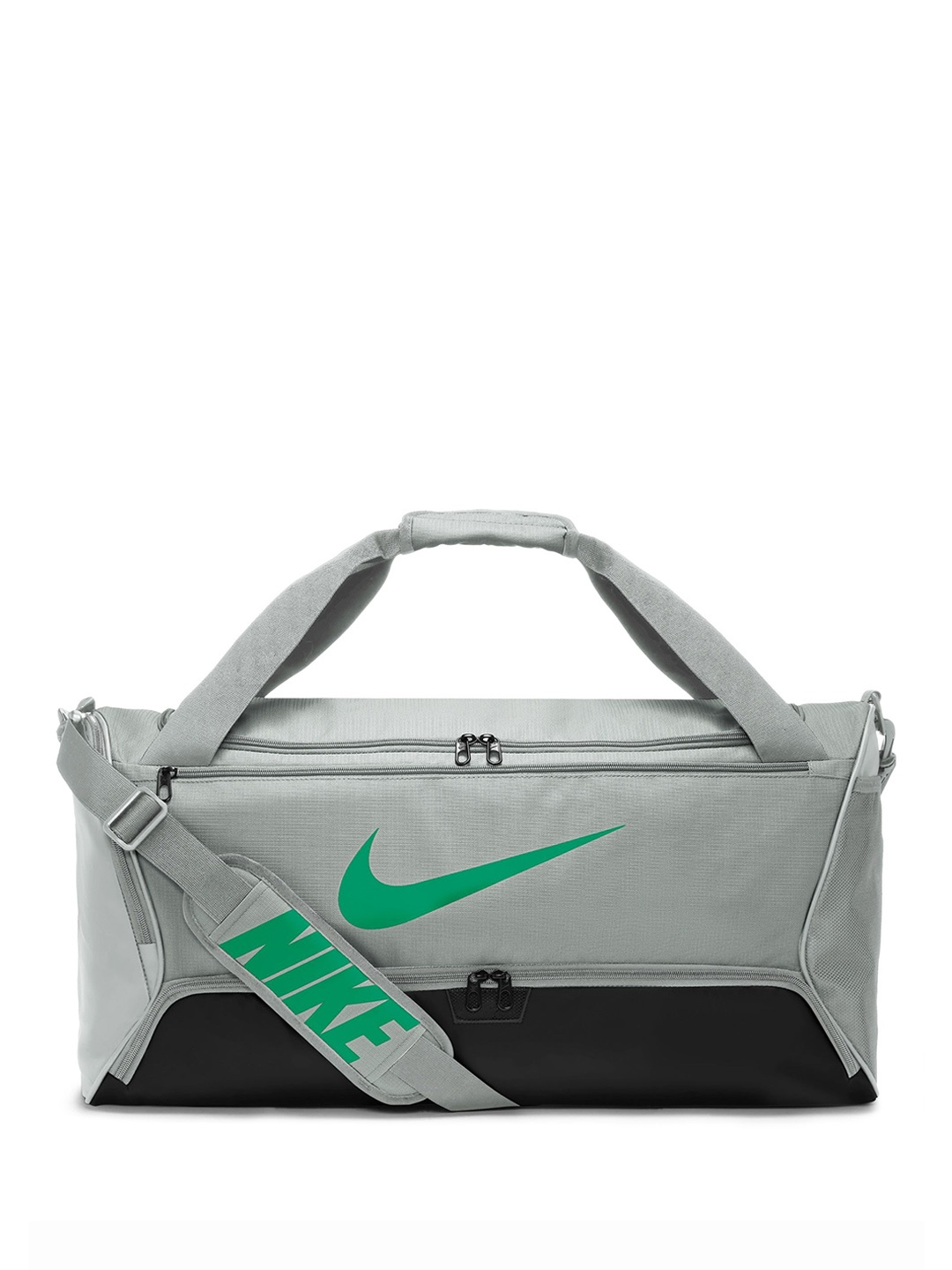 

Nike Unisex Colourblocked Brasilia 9.5 Training Duffel Bag, Grey