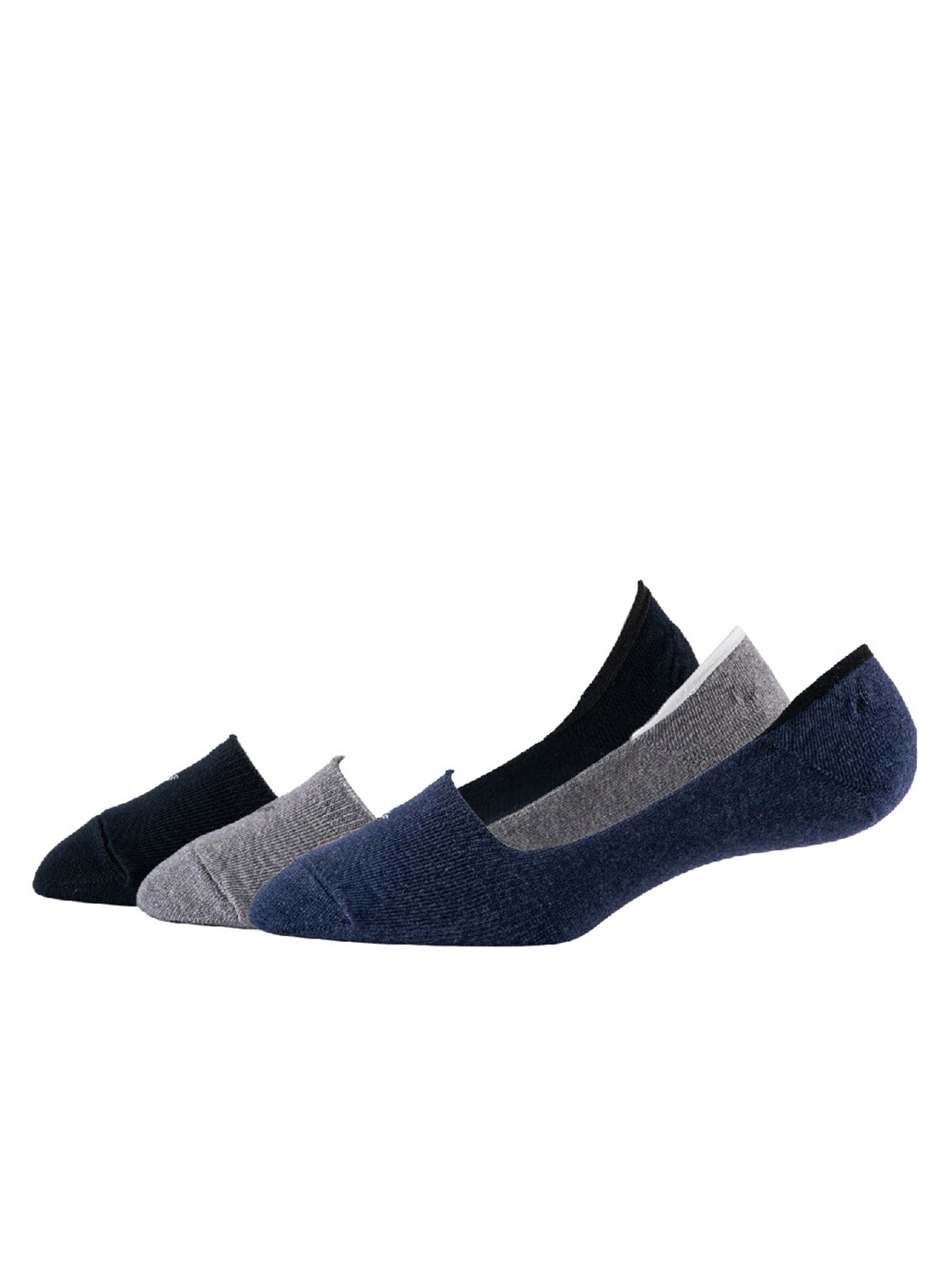 

Cotstyle Men Pack Of 3 Cotton Shoe Liners, Black