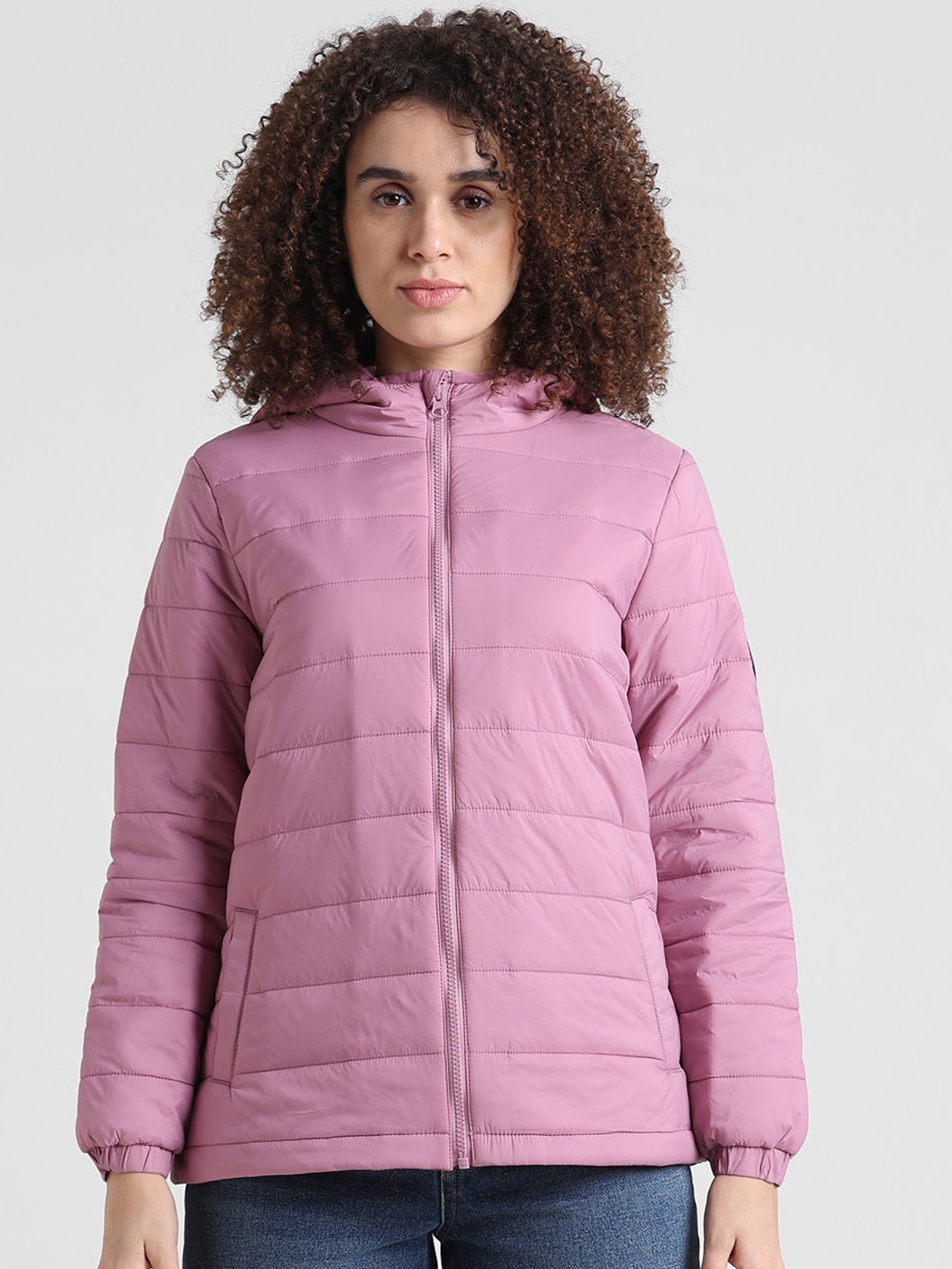 

ONLY Hooded Padded Jacket, Pink