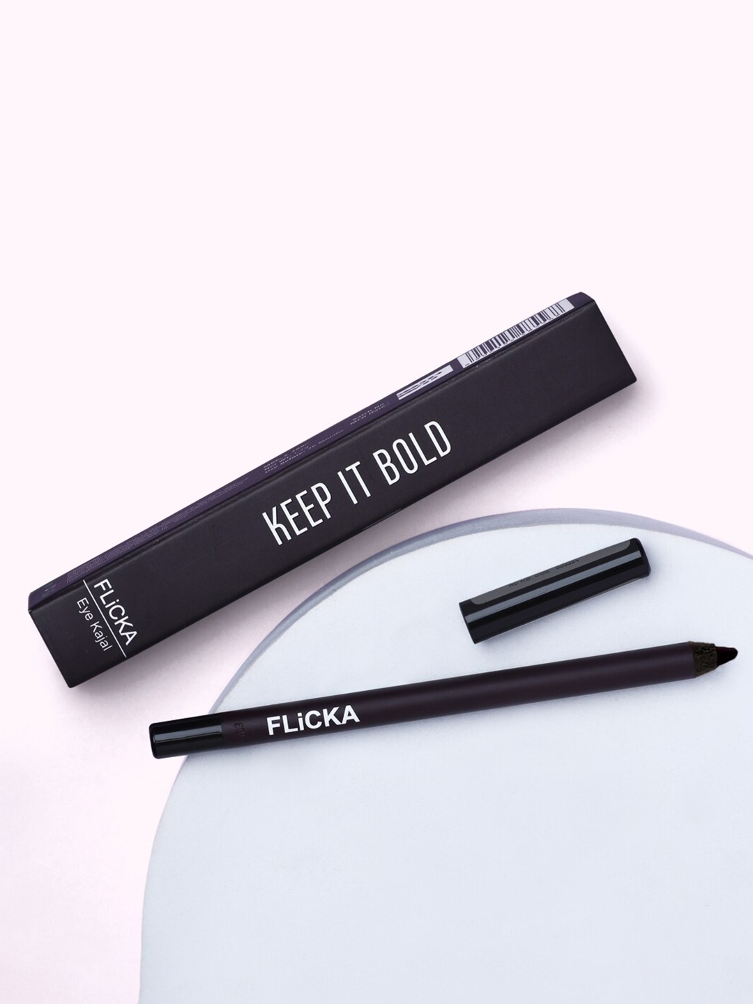 

FLiCKA Keep It Bold Smudge Proof Intense Kajal - Mulberry 03, Purple
