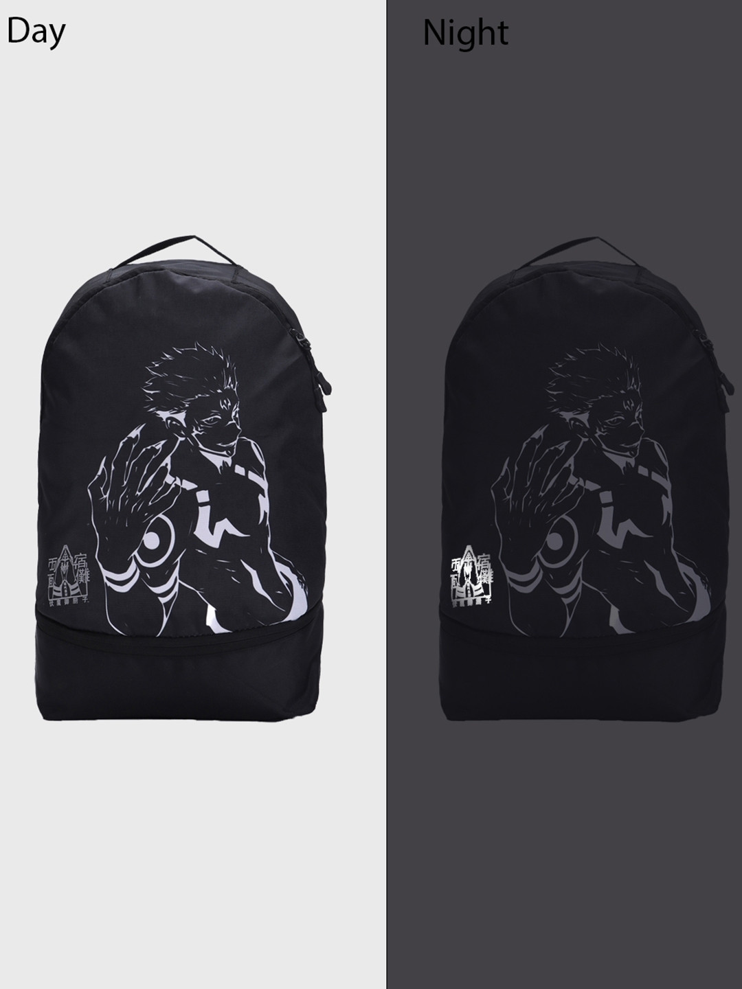 

Bewakoof Unisex Printed Backpacks, Black