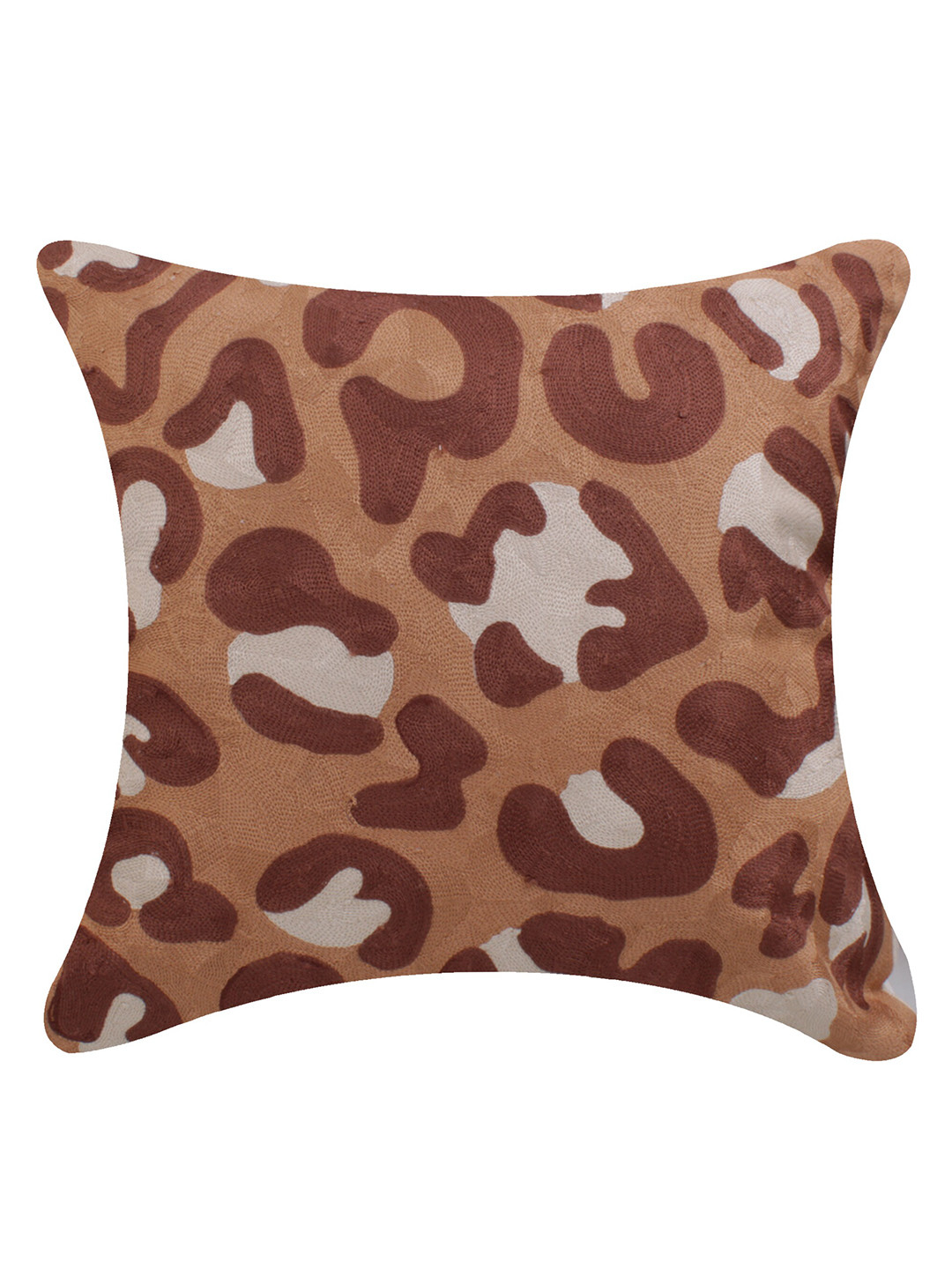 

CASMIR Beige &White Quirky Cotton Square Cushion Covers