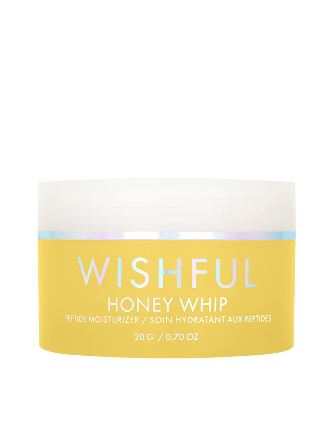 WISHFUL Honey Whip Peptide Mini Moisturiser - 20 g, Yellow