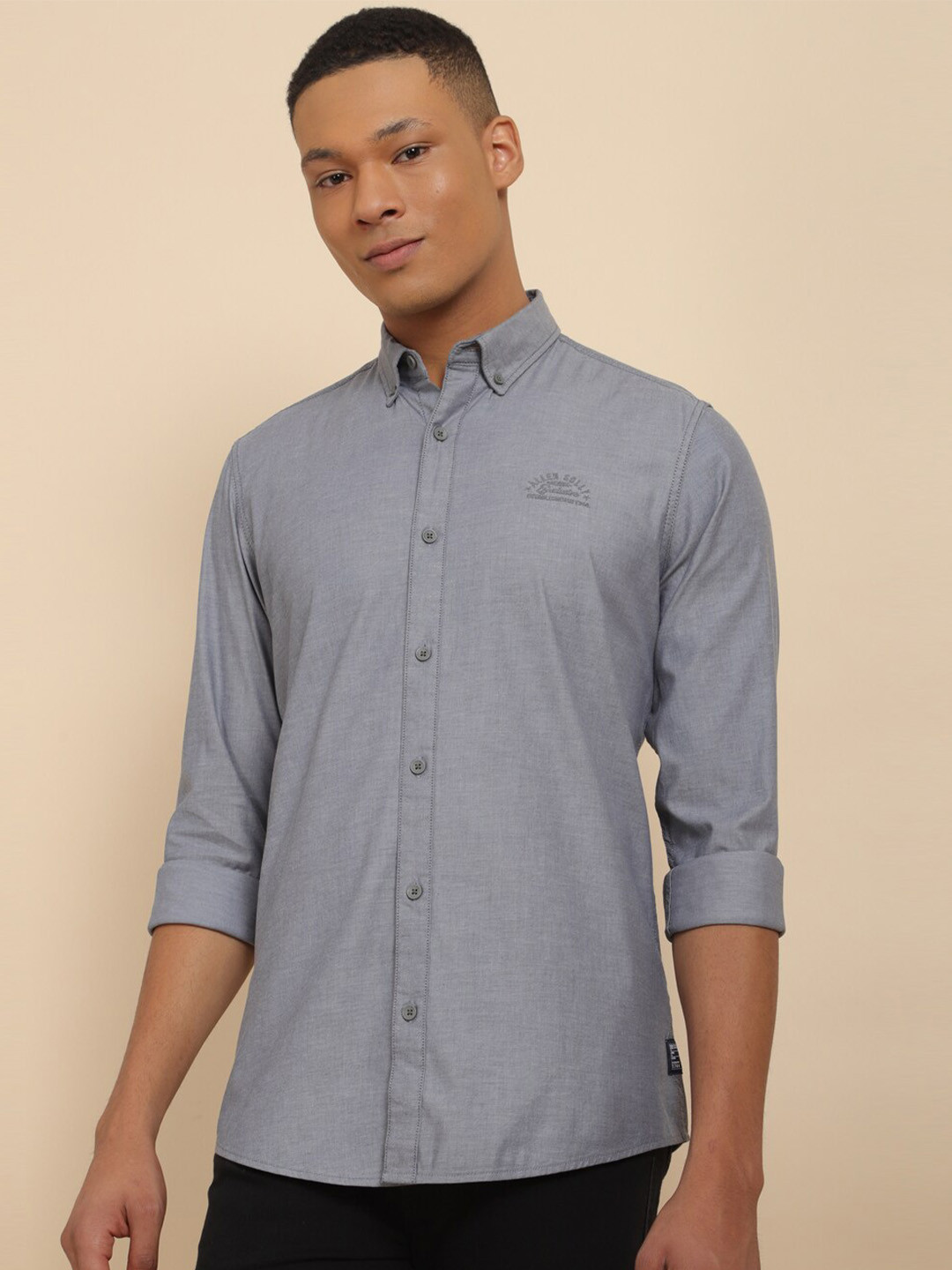 

Allen Solly Button Down Collar Casual Shirt, Grey