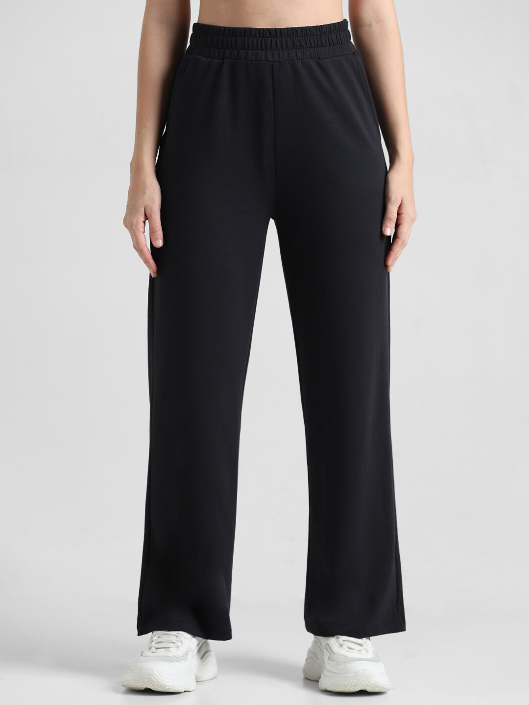 

ONLY Women Flared High-Rise Trousers, Black