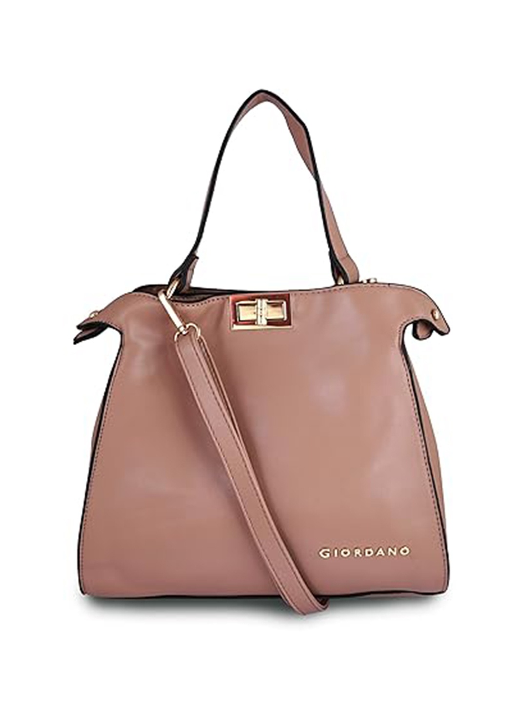 

GIORDANO Shopper Regular Satchel With Zip Detail, Pink