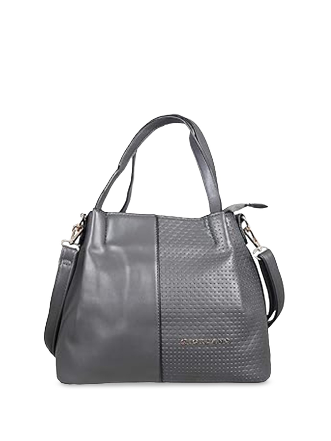 

GIORDANO Textured Structured Handheld Bag, Grey